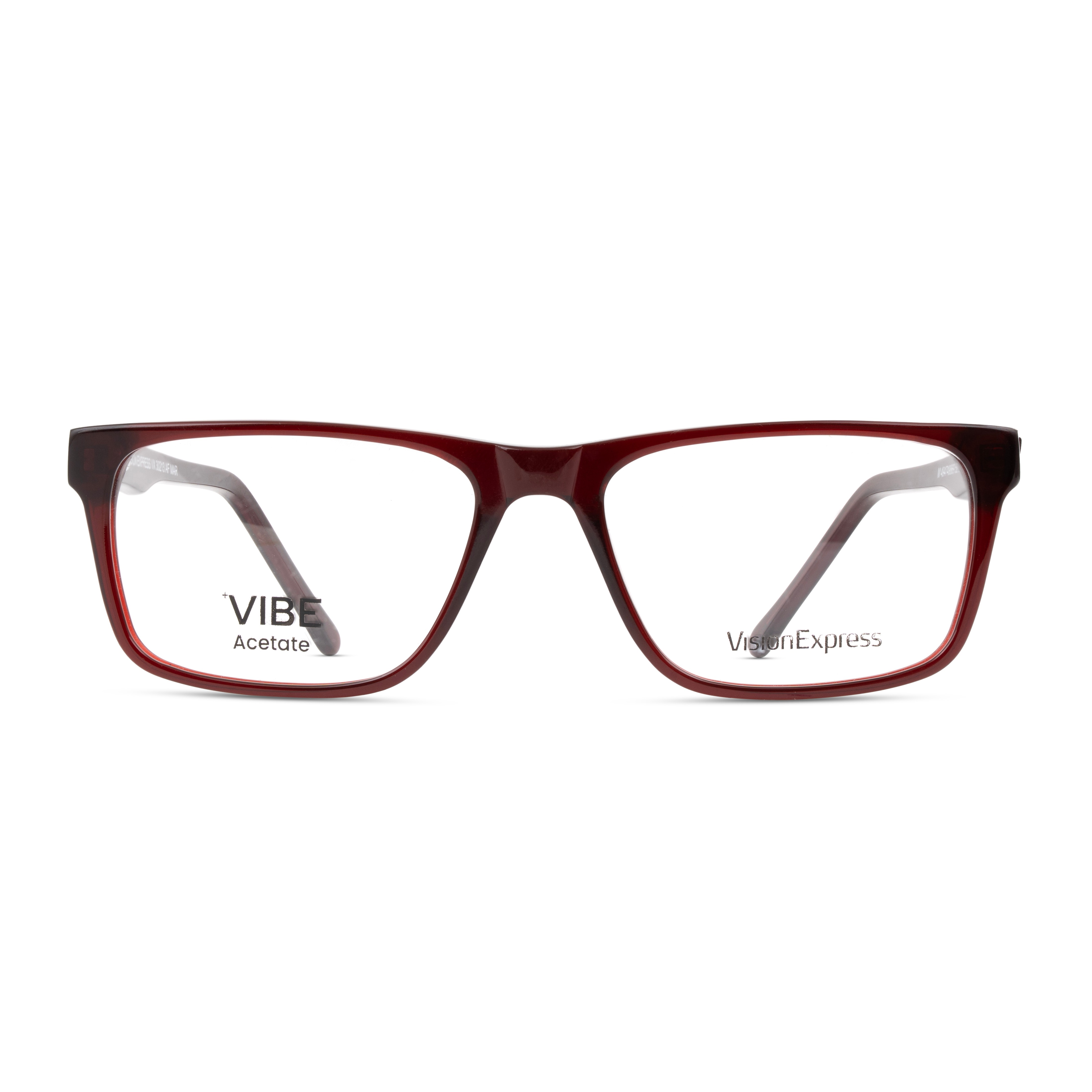 Maroon Rectangle Frames for Men