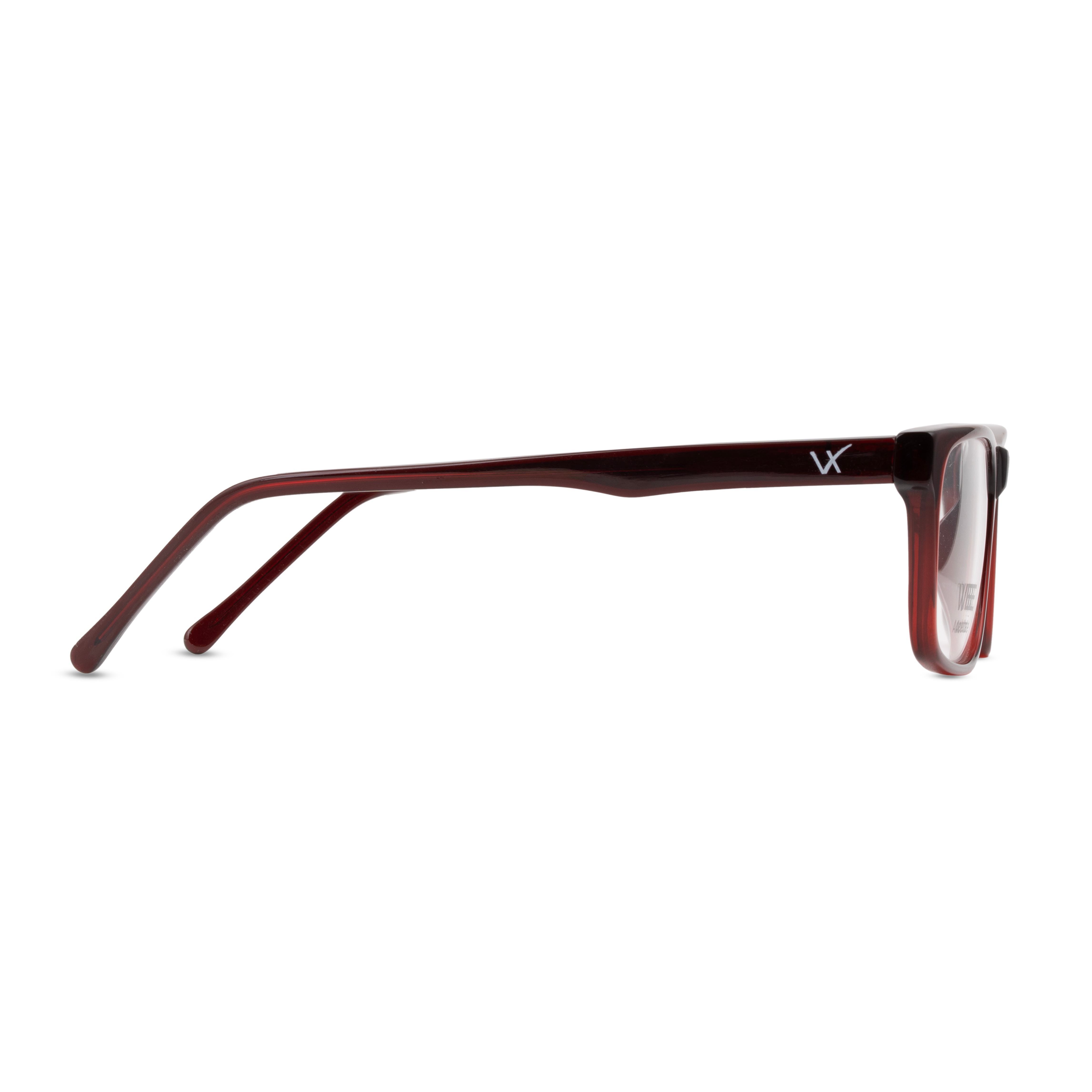 Maroon Rectangle Frames for Men
