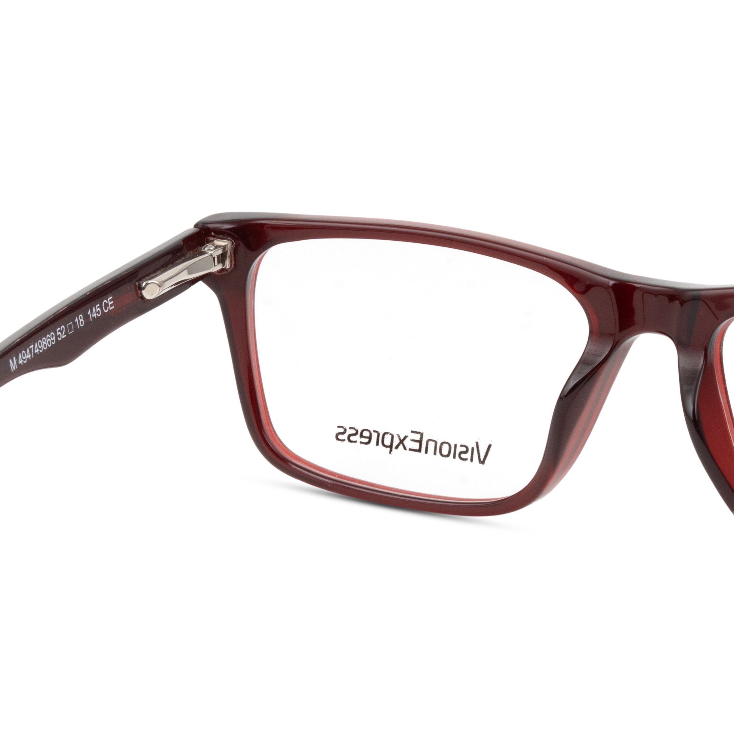 Maroon Rectangle Frames for Men