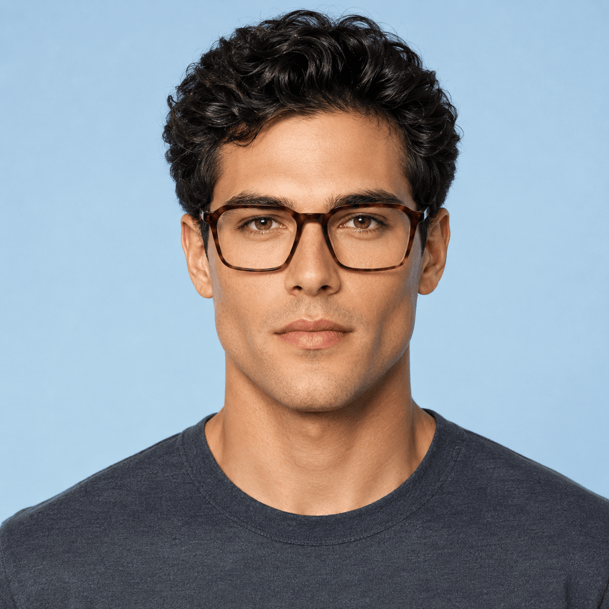 Brown Rectangle Frames for Men
