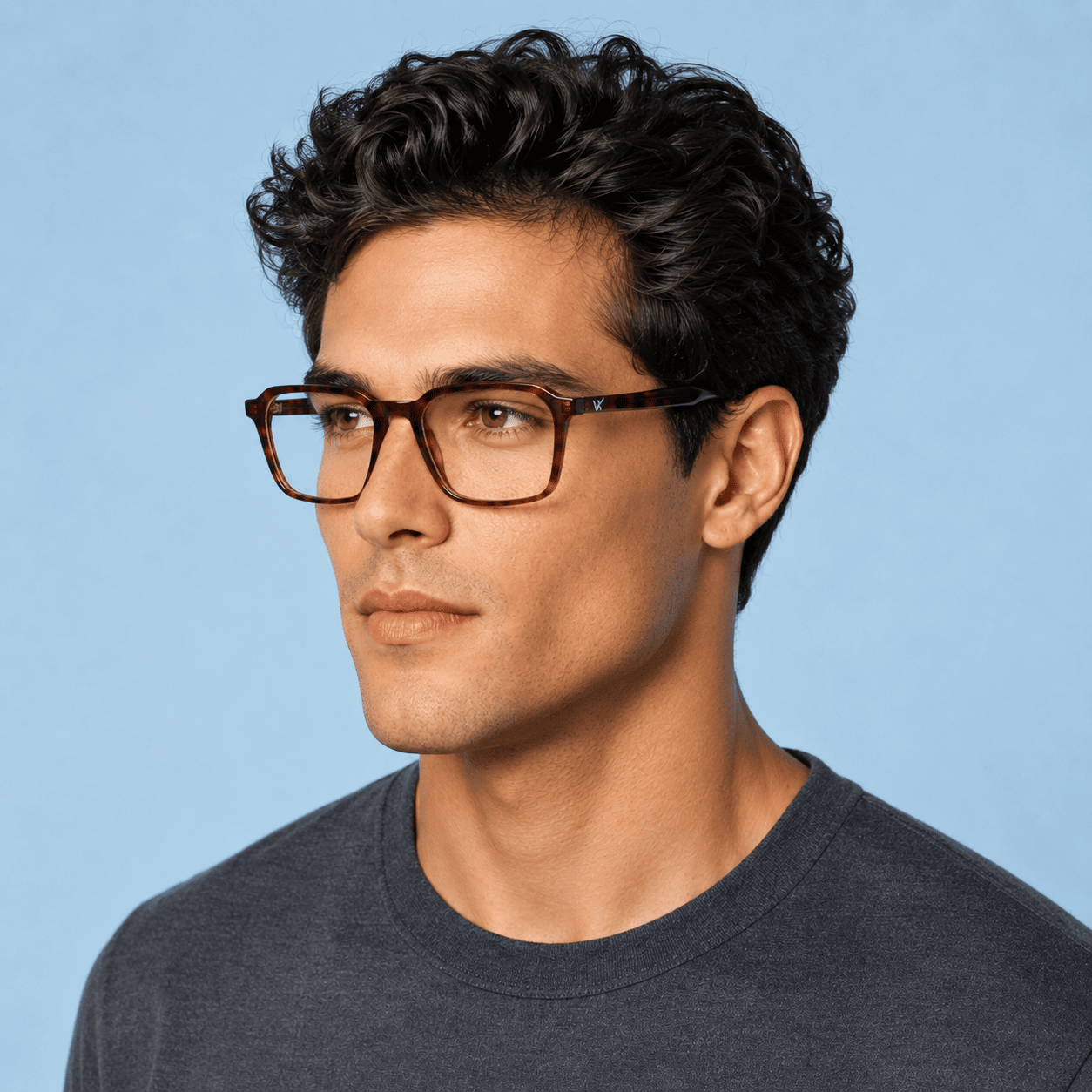 Brown Rectangle Frames for Men