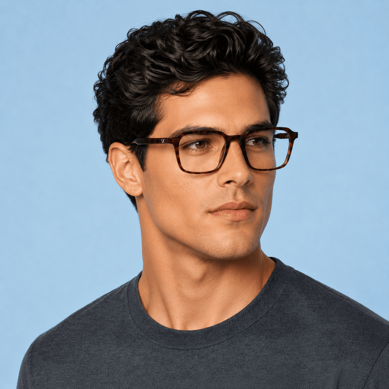 Brown Rectangle Frames for Men