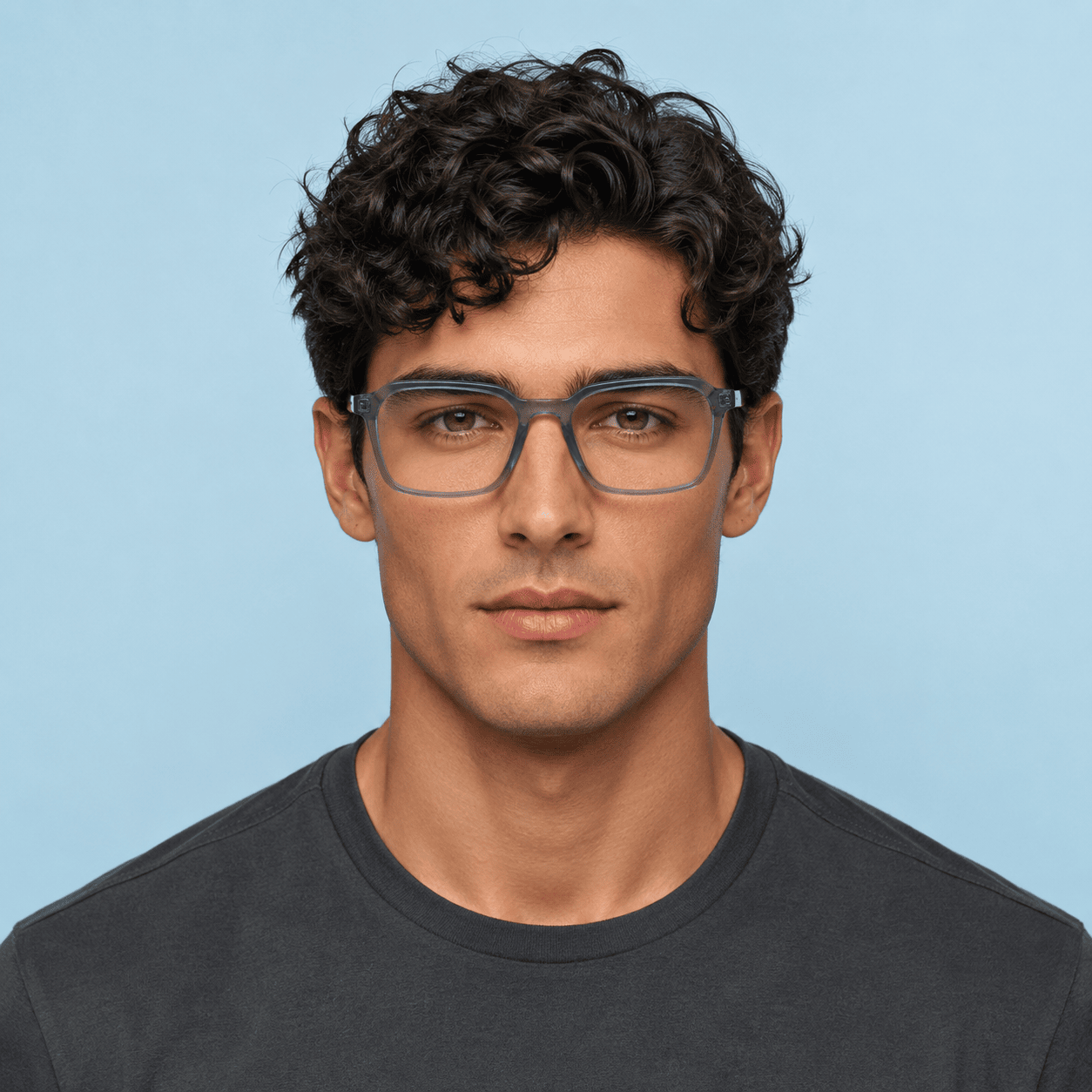 Blue Square Frames for Men