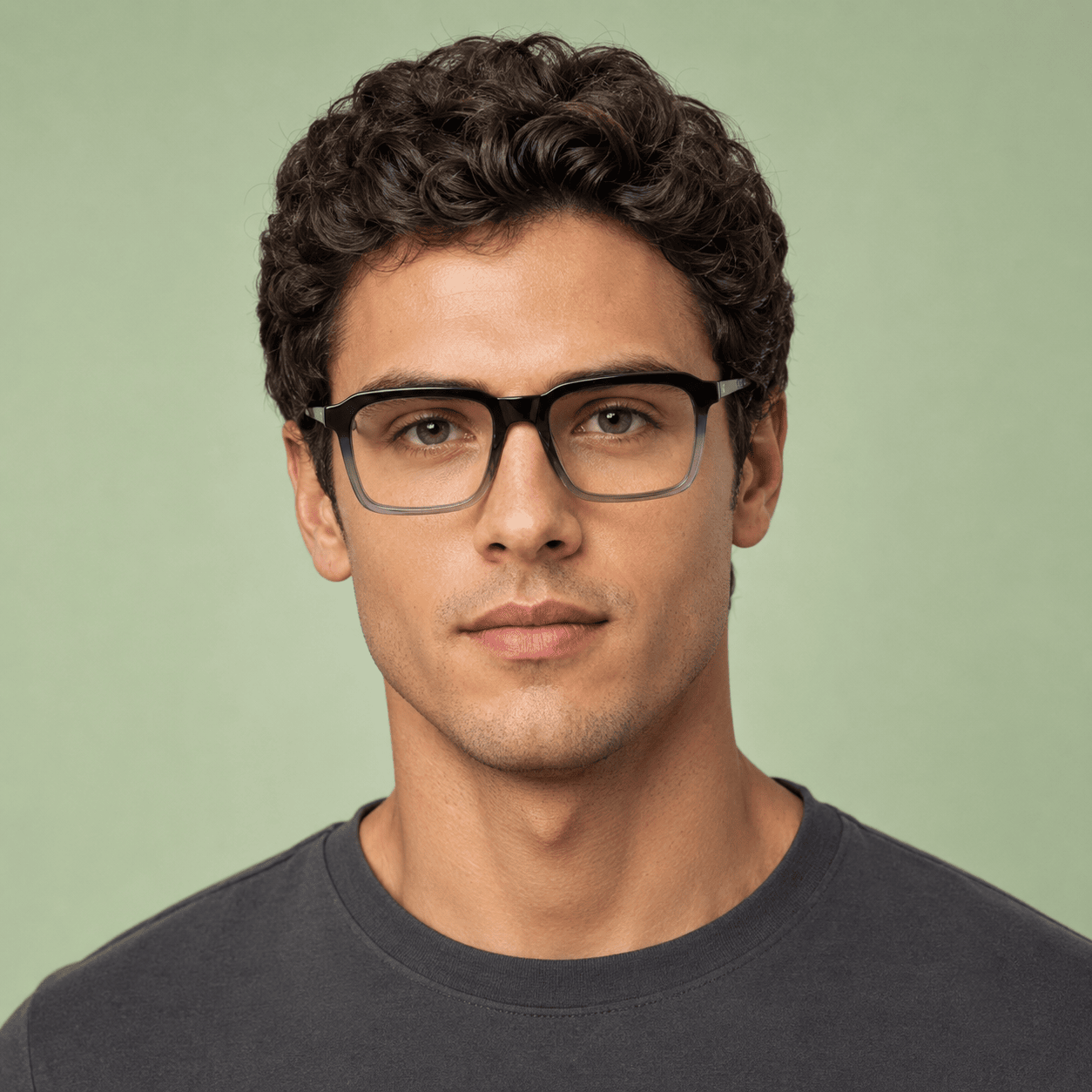 Black Square Frames for Men