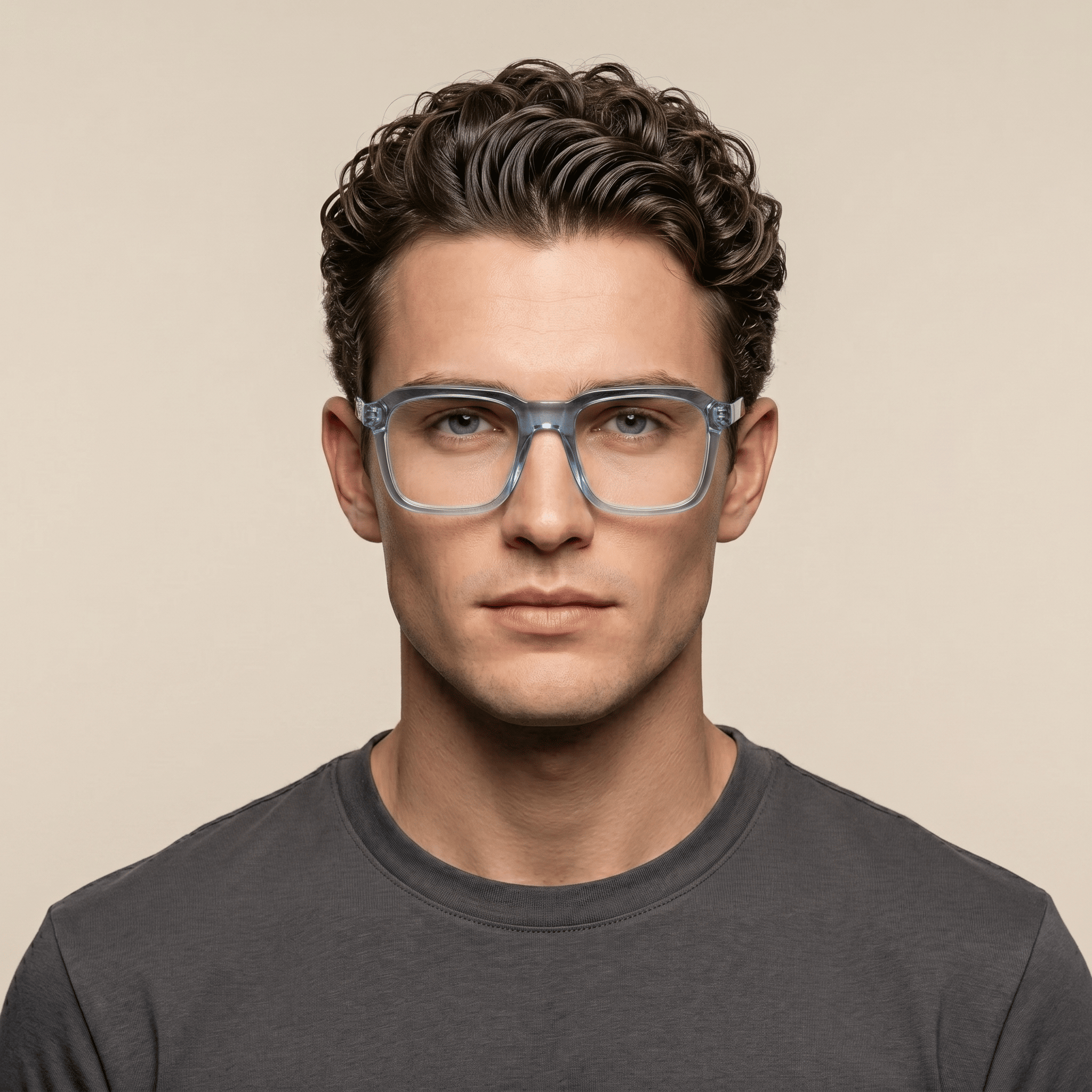 Blue Square Frames for Men