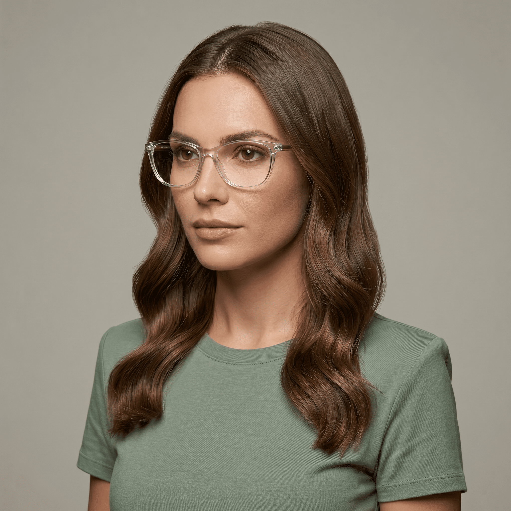 Transparent Cat Eye Frames for Women