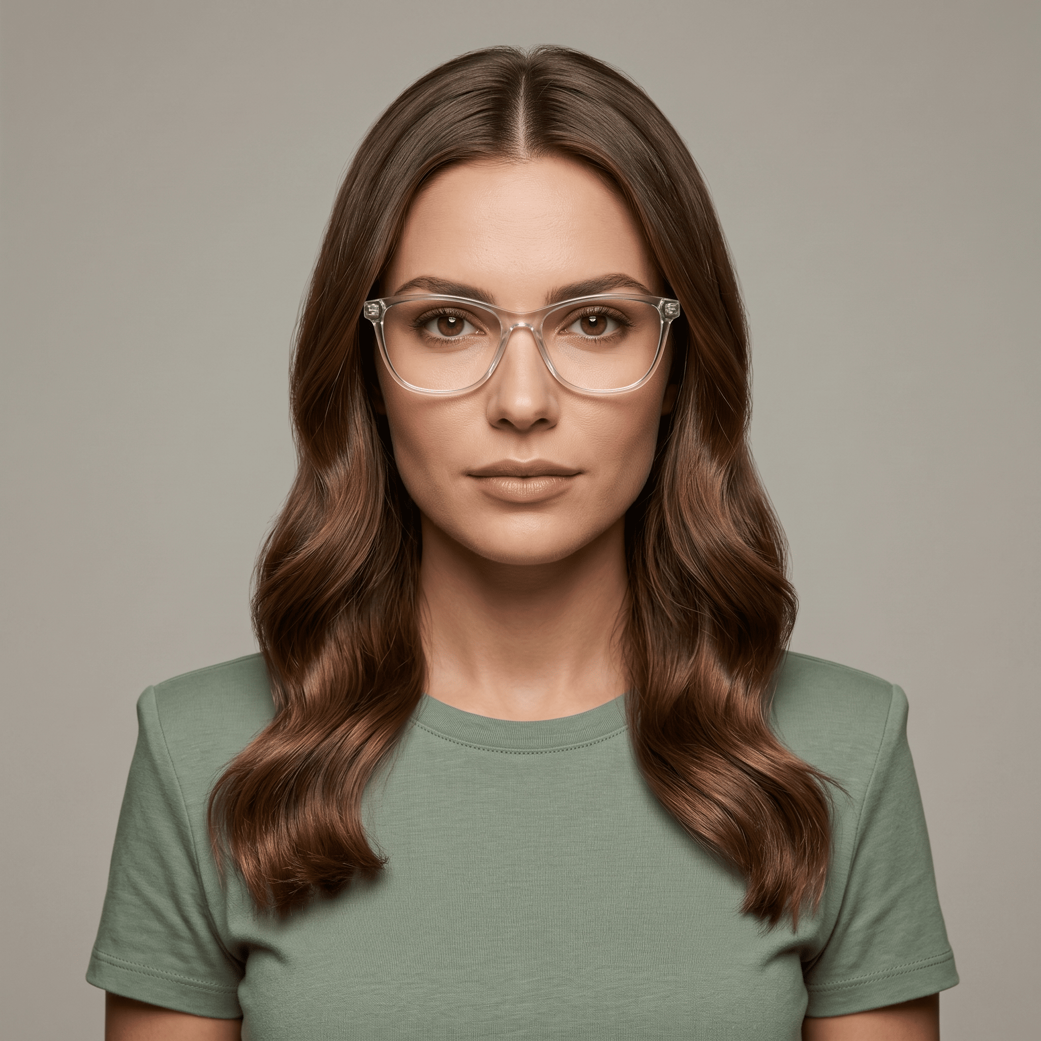 Transparent Cat Eye Frames for Women