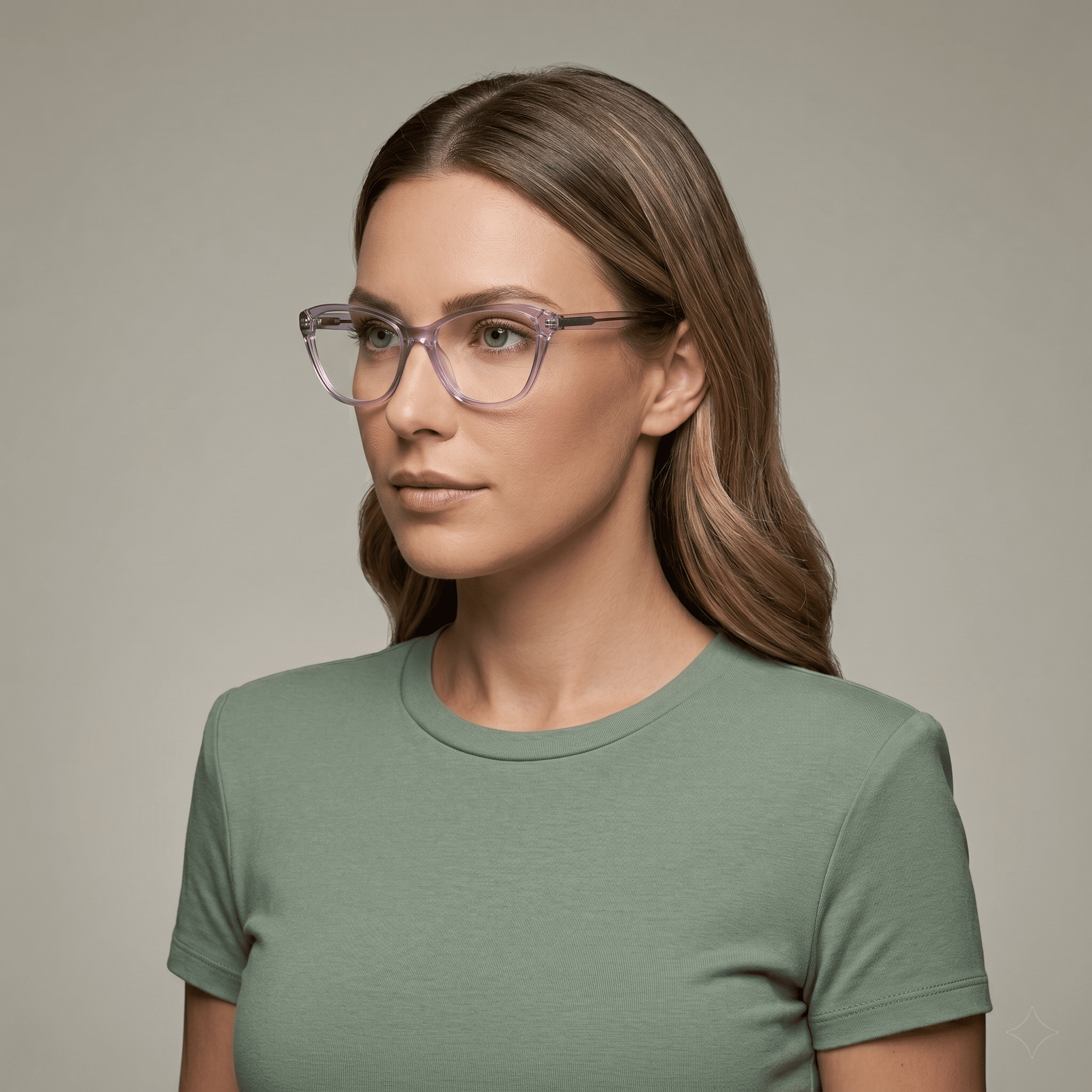 Purple Cat Eye Frames for Women