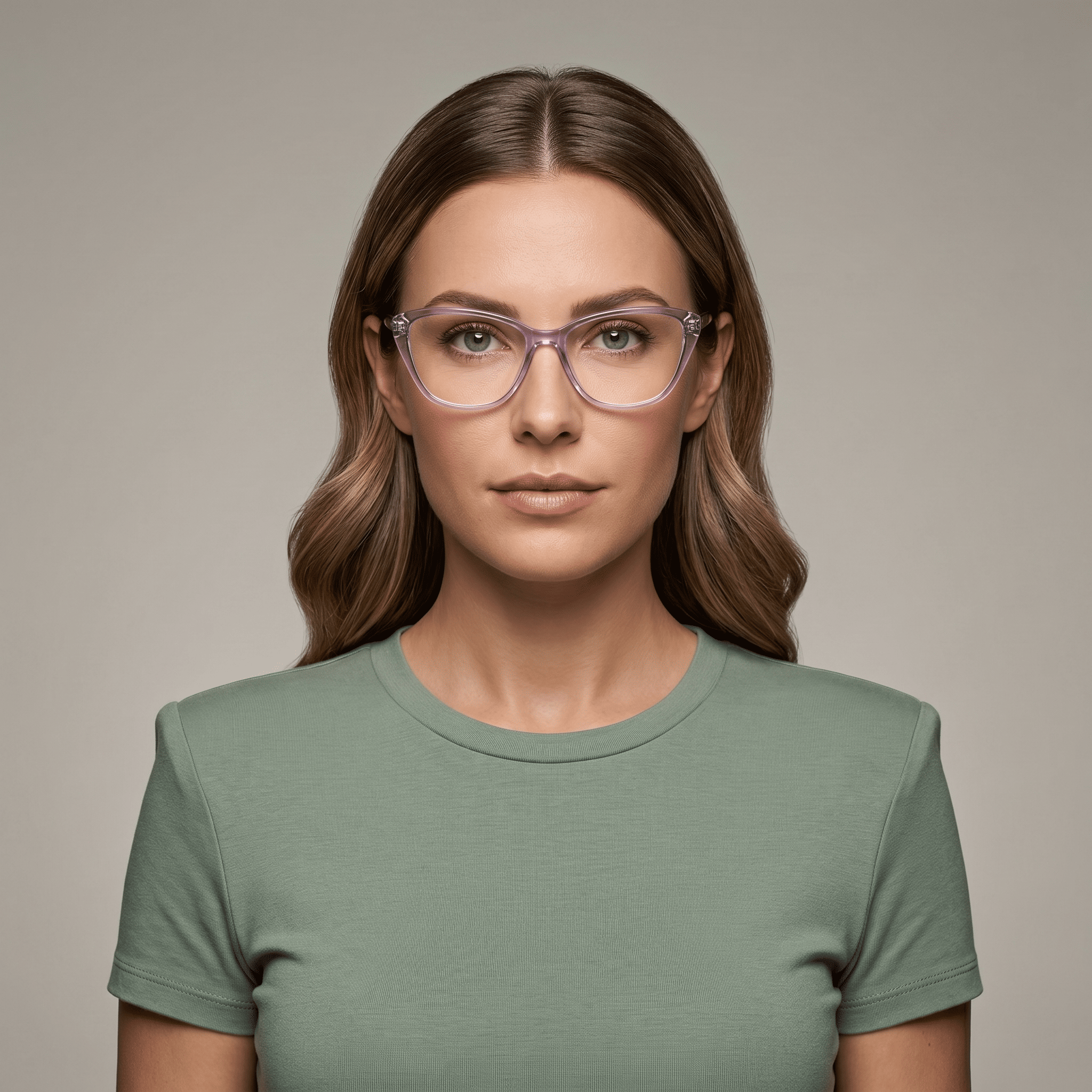 Purple Cat Eye Frames for Women