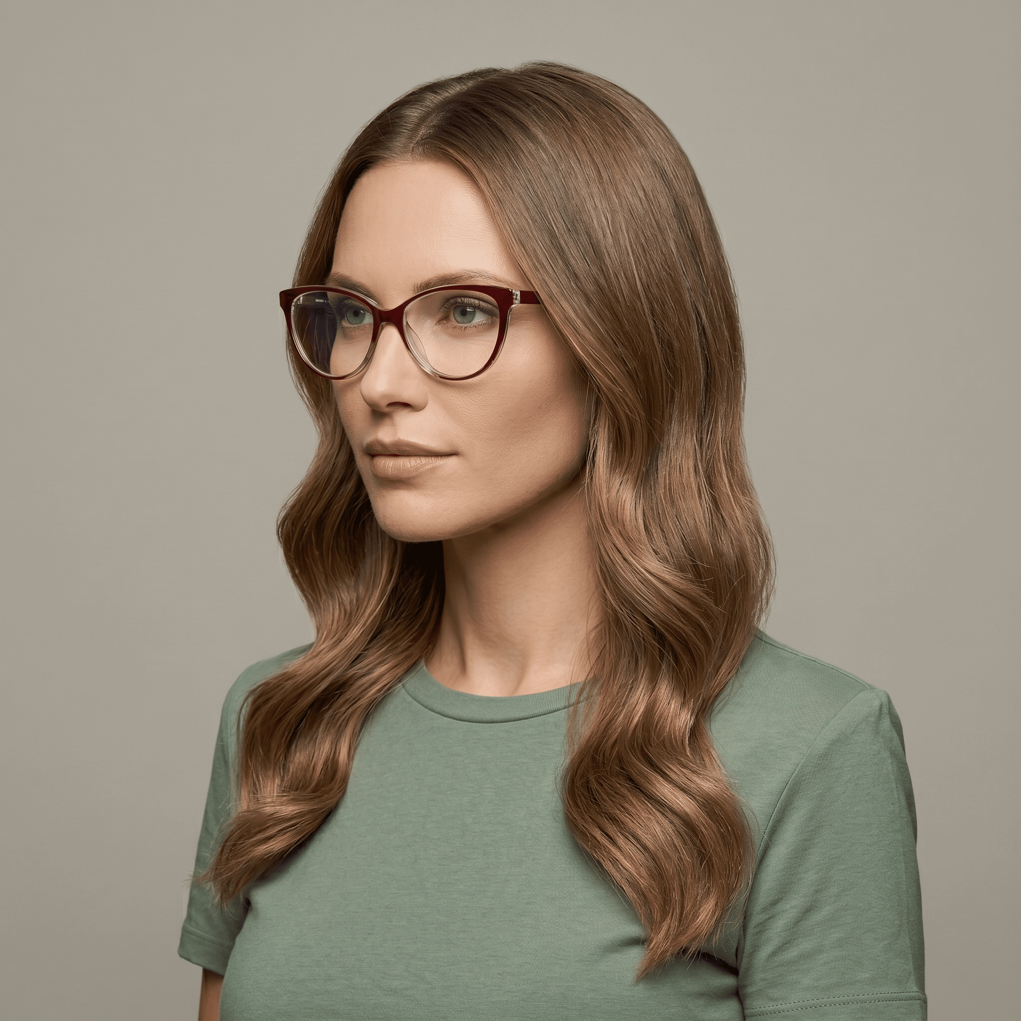 Red Cat Eye Frames for Women