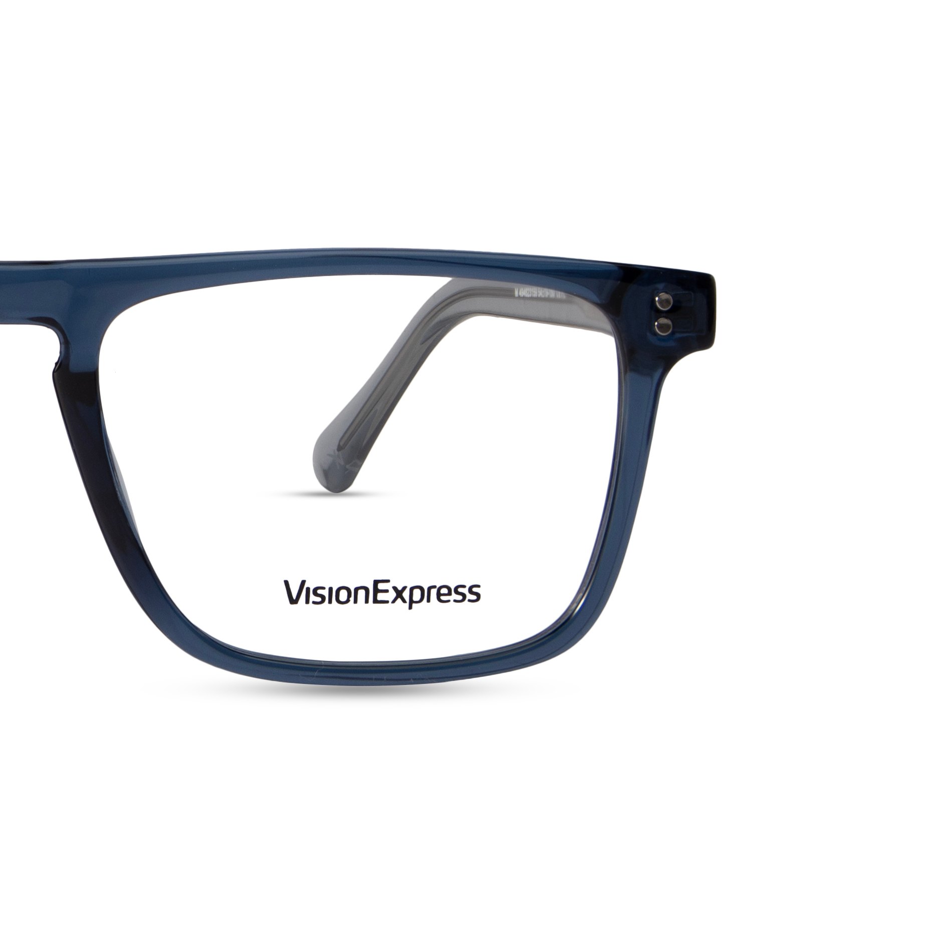 Blue Rectangle Computer Glasses for Men