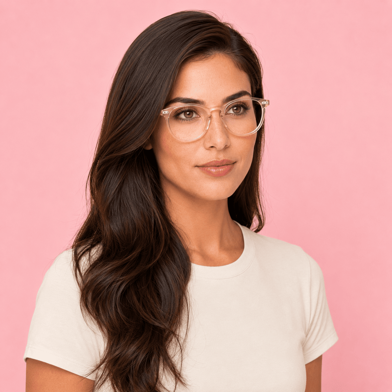 Brown Square Frames for Women
