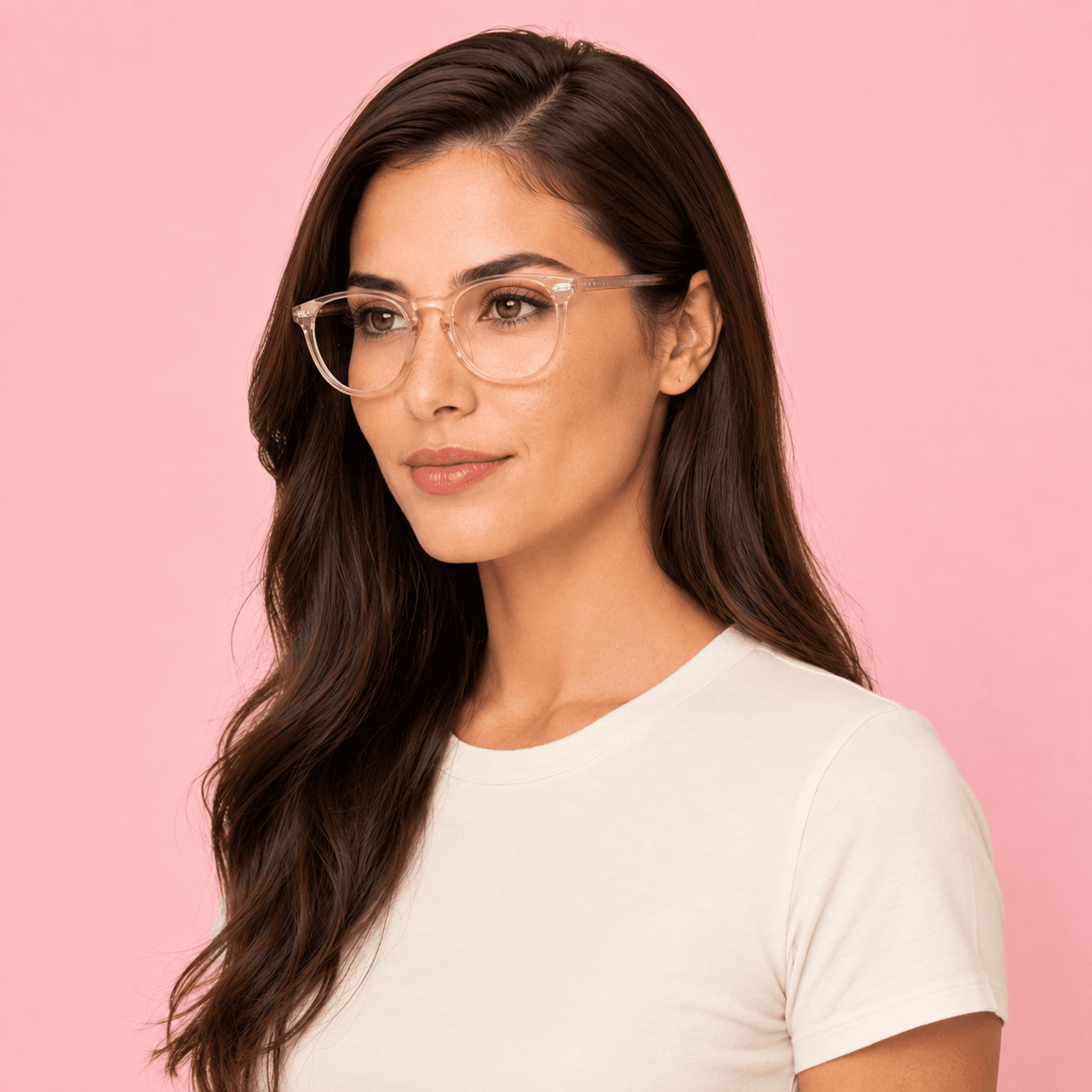 Brown Square Frames for Women