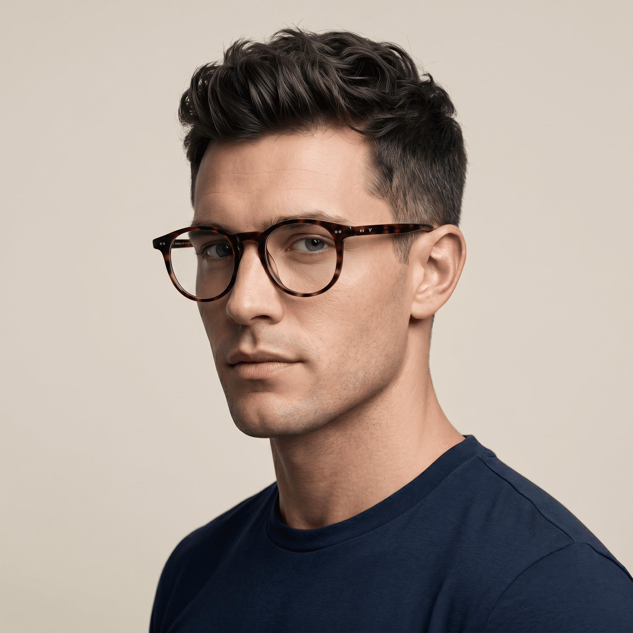 Brown Cat Eye Frames for Men