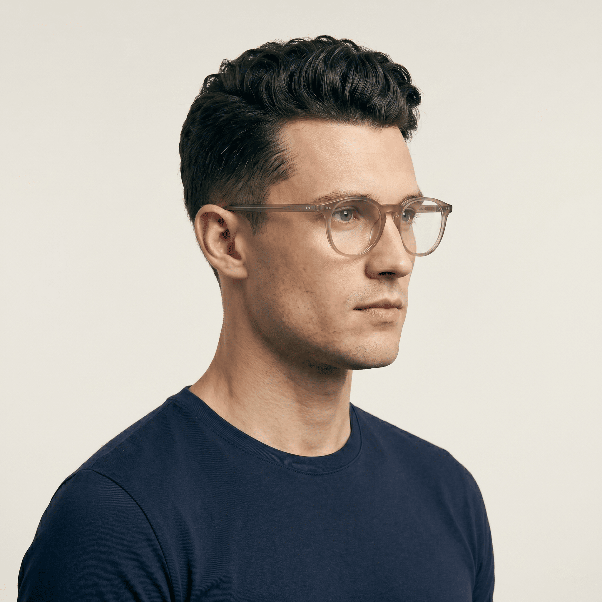 Brown Square Frames for Men