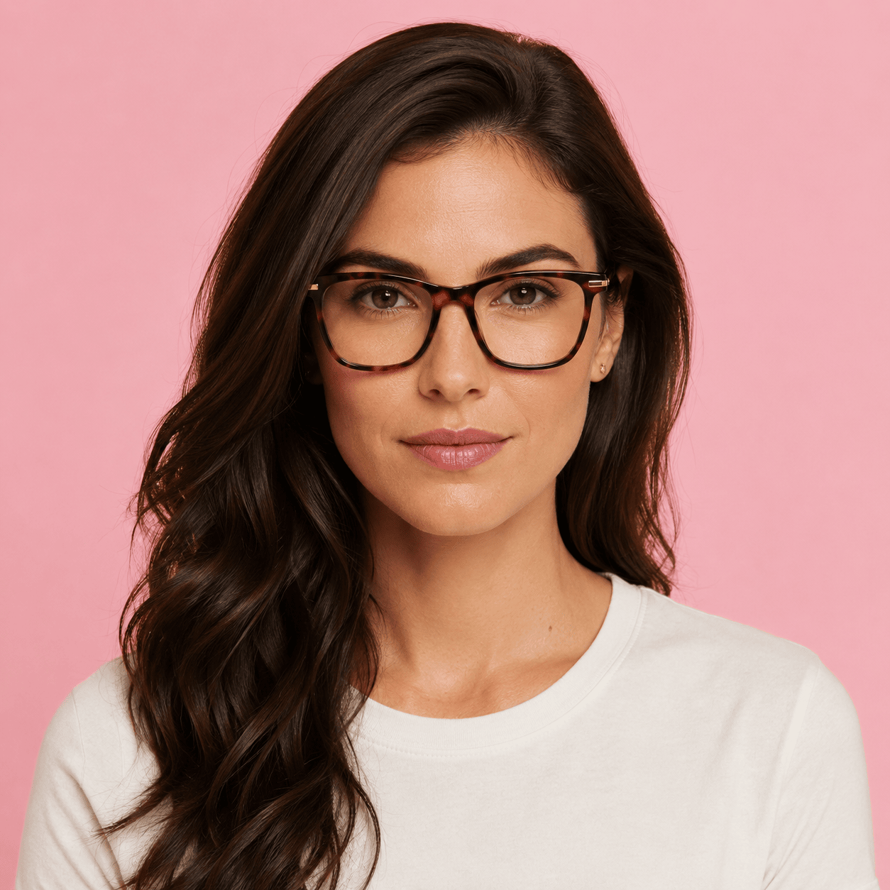 Pink Square Frames for Women