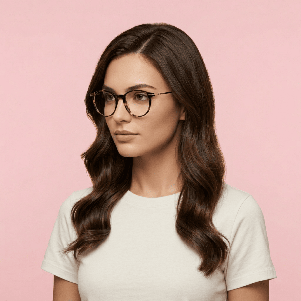 Brown Square Frames for Women