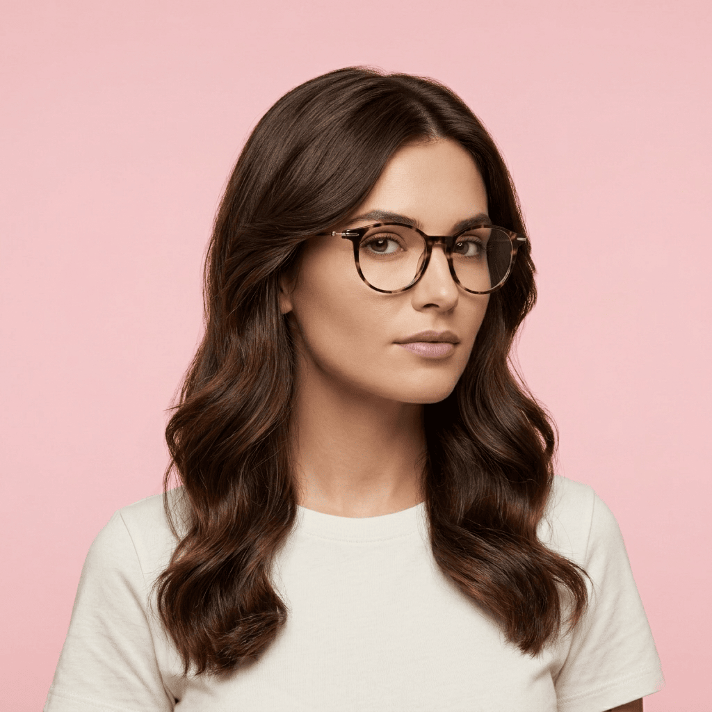 Brown Square Frames for Women