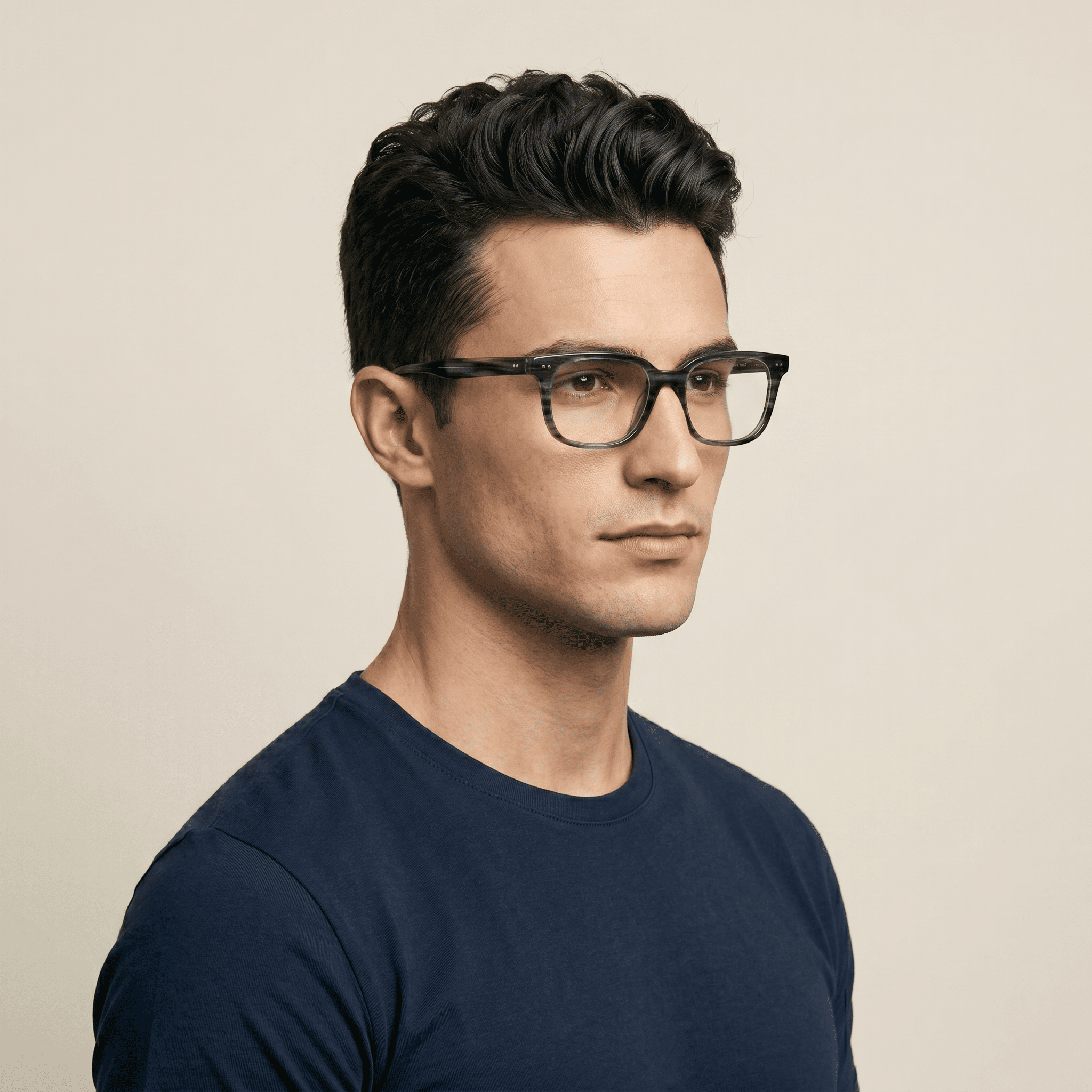 Blue Rectangle Frames for Men