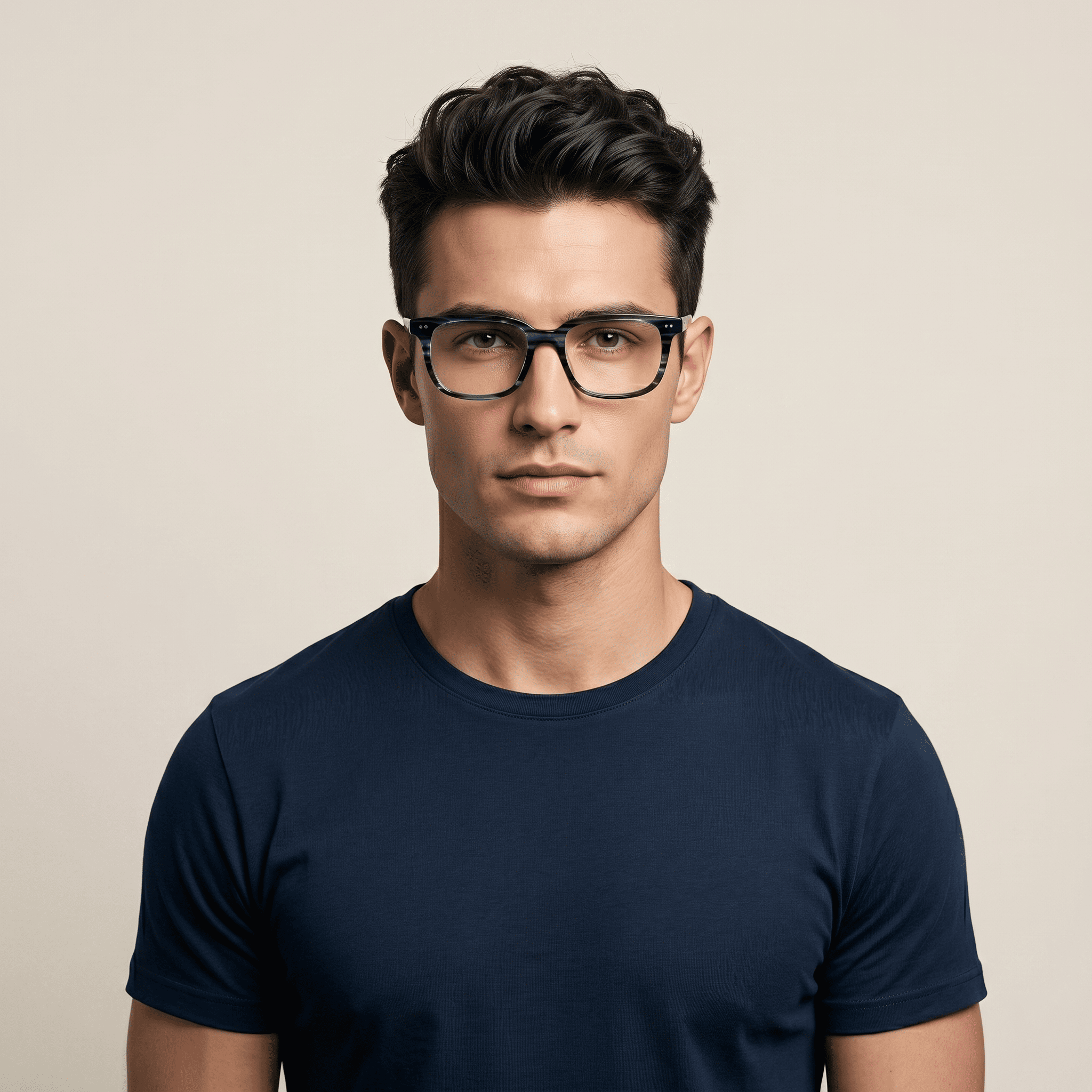 Blue Rectangle Frames for Men
