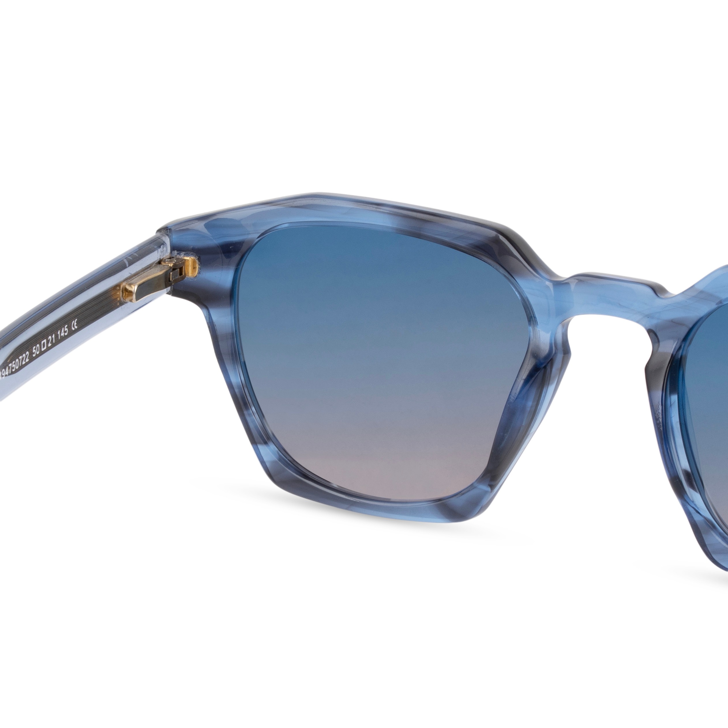 Blue Cat Eye Sunglasses for Men