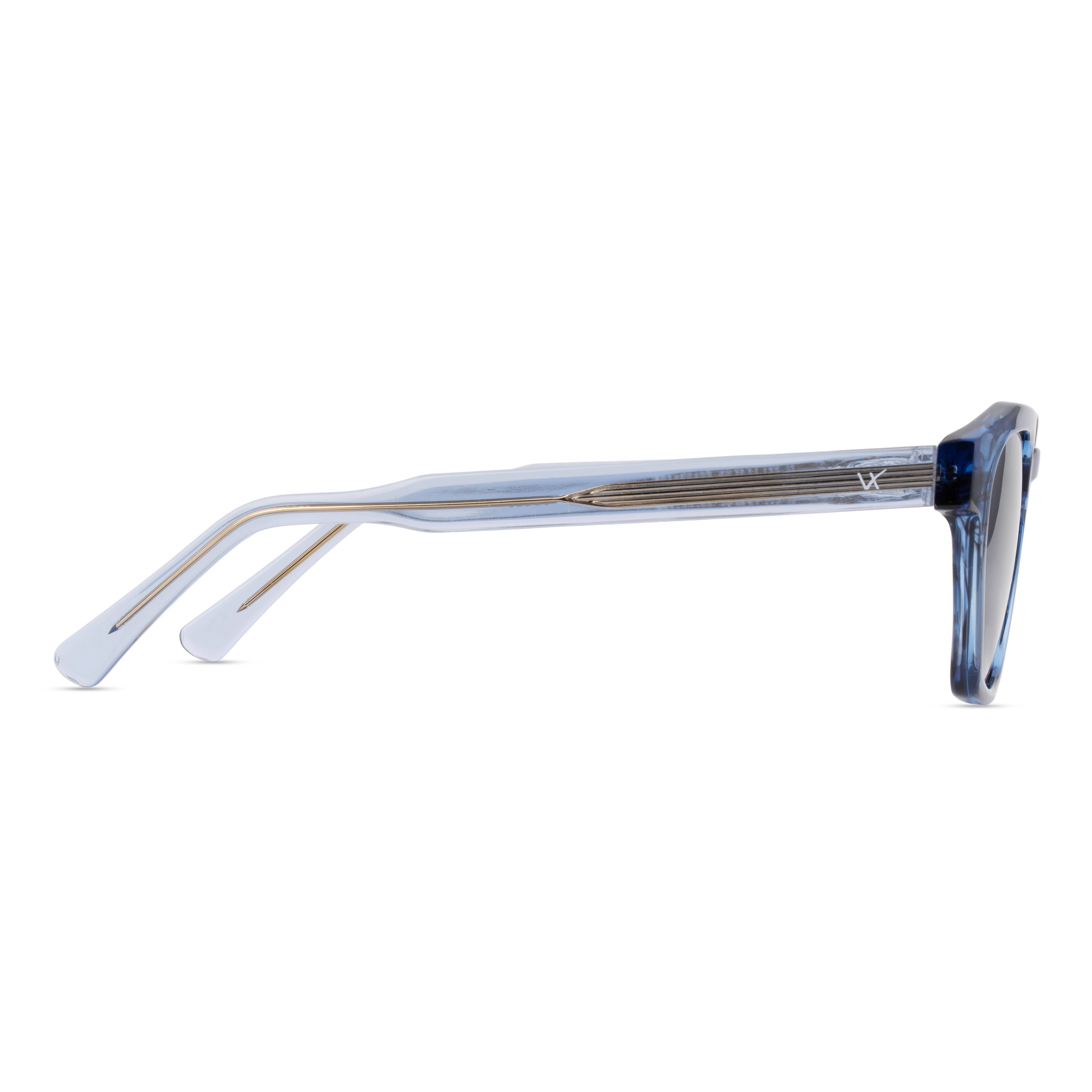 Blue Cat Eye Sunglasses for Men