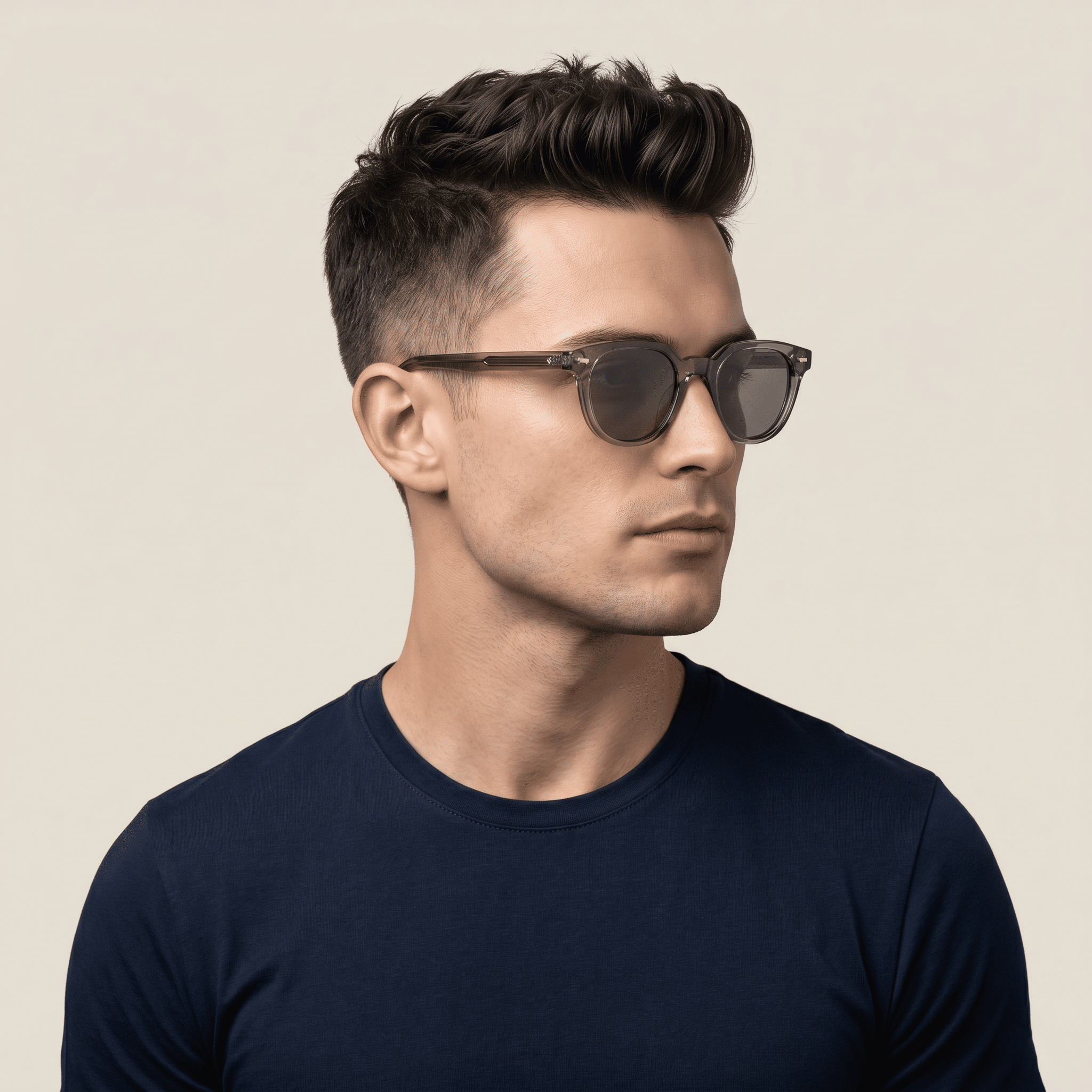 Grey Square Sunglasses for Men