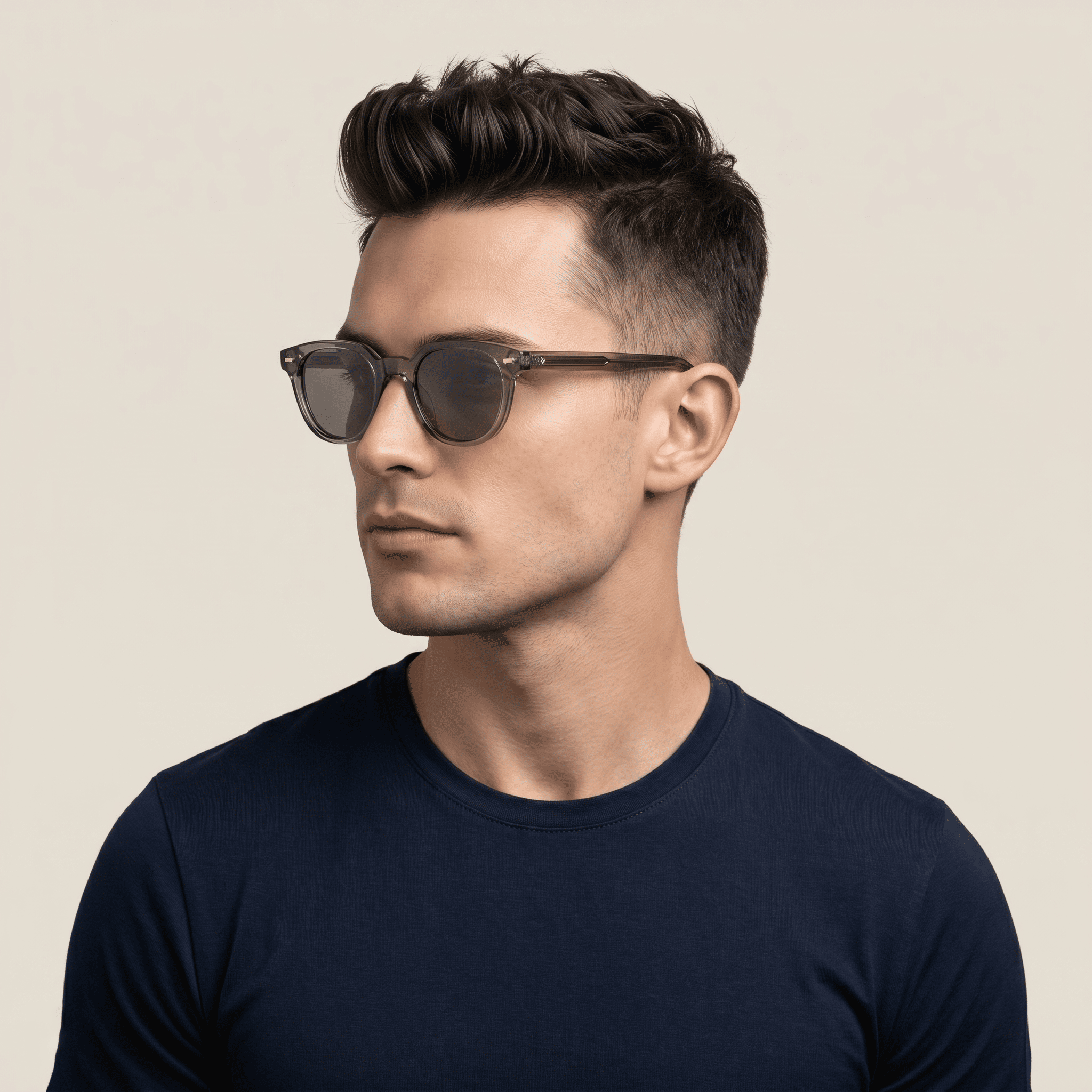 Grey Square Sunglasses for Men