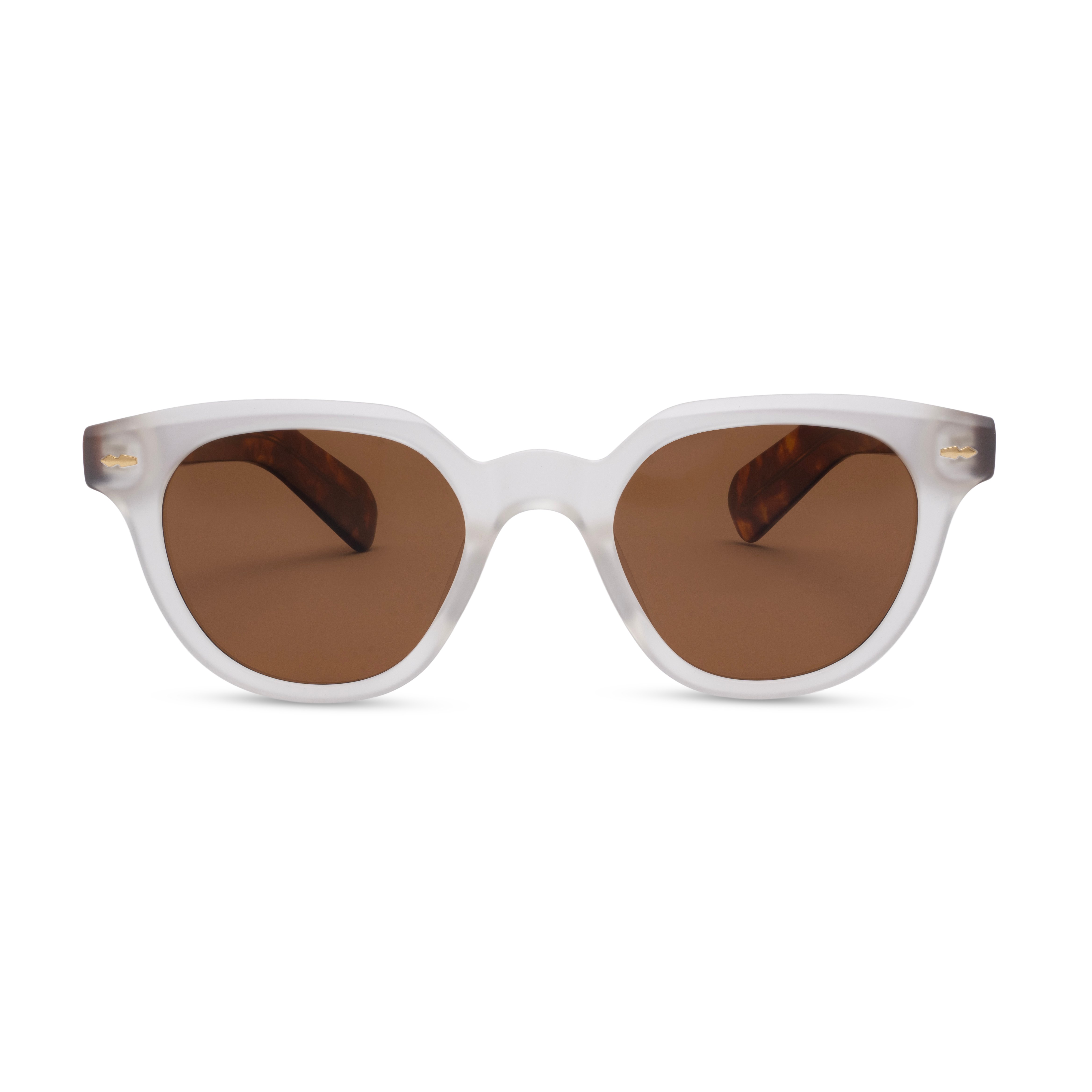 Clear Round Sunglasses for Men