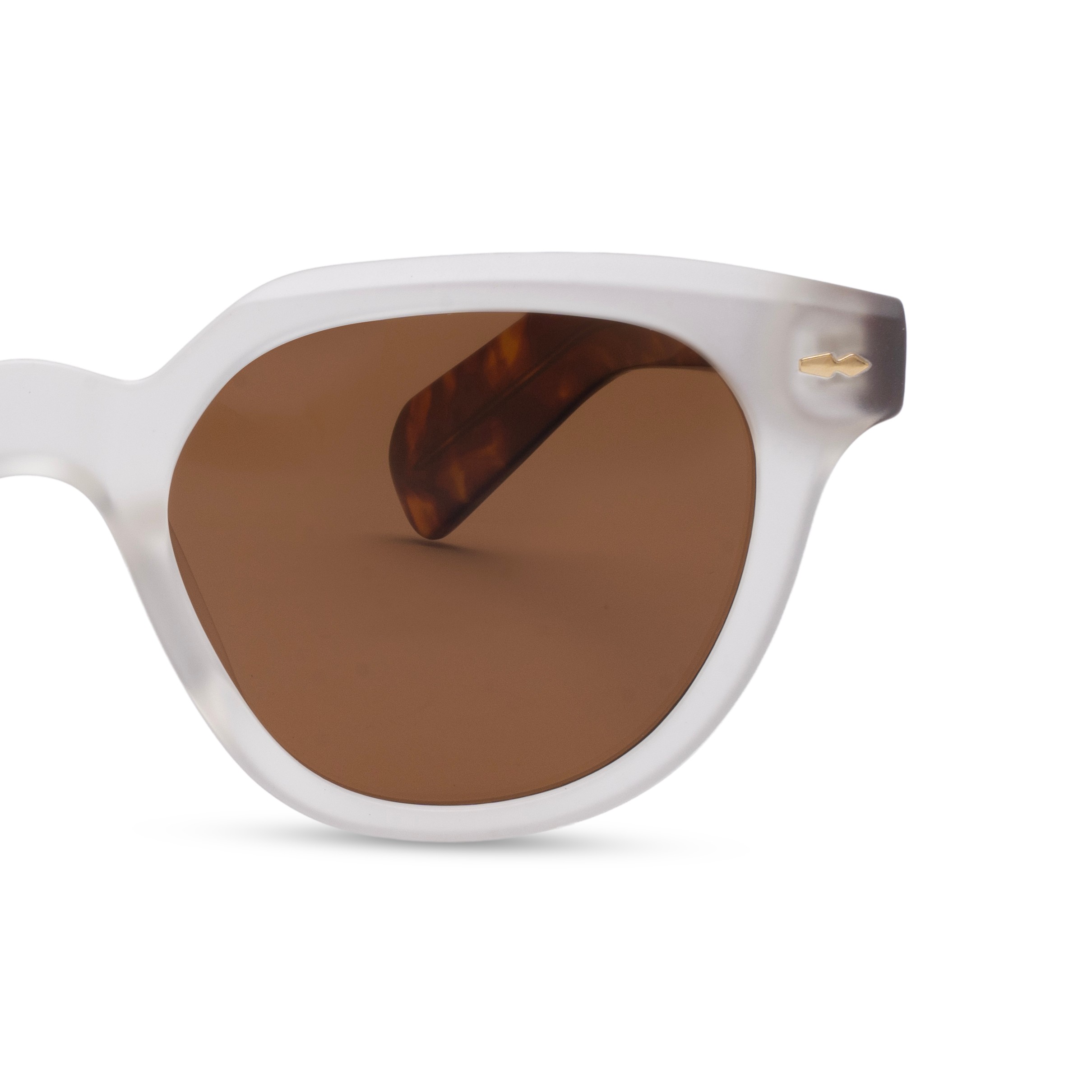 Clear Round Sunglasses for Men