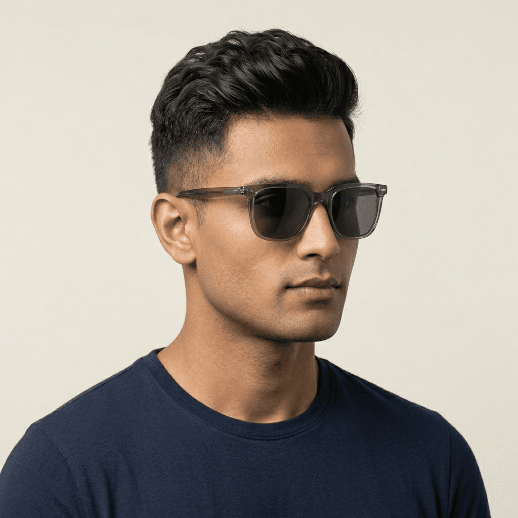 Blue Square Sunglasses for Unisex