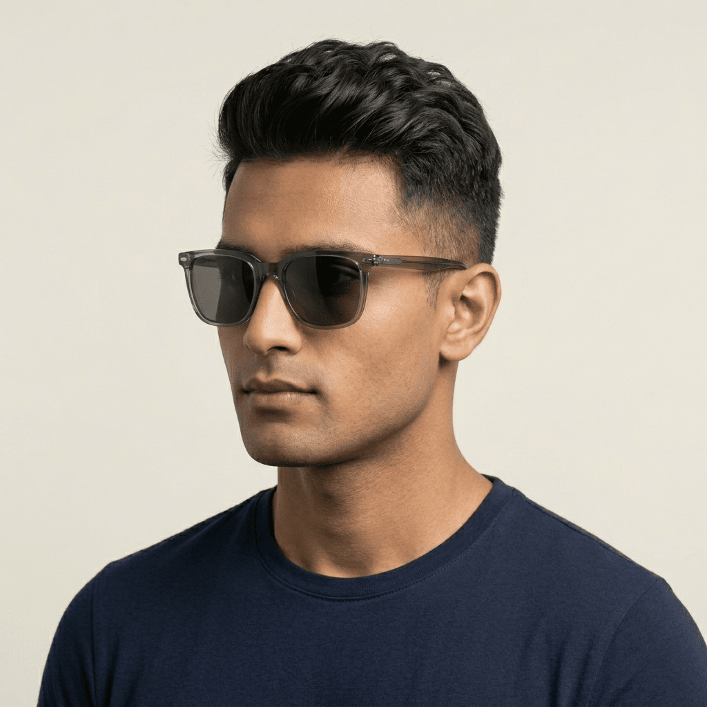Blue Square Sunglasses for Unisex