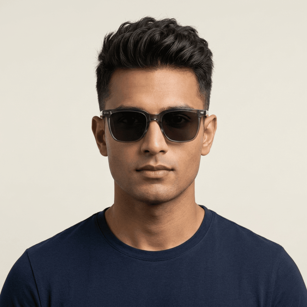Blue Square Sunglasses for Unisex