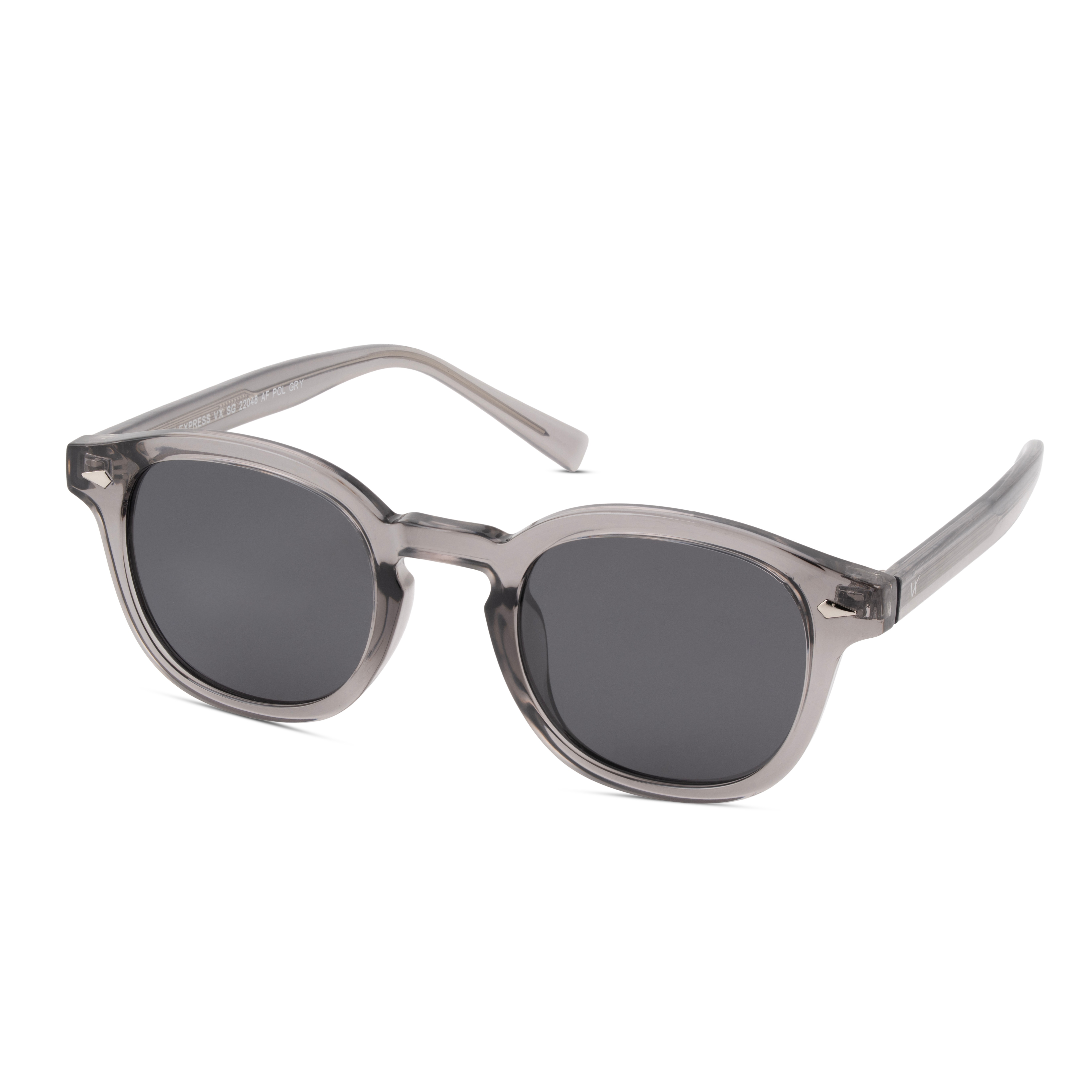 Grey Round Sunglasses for Men