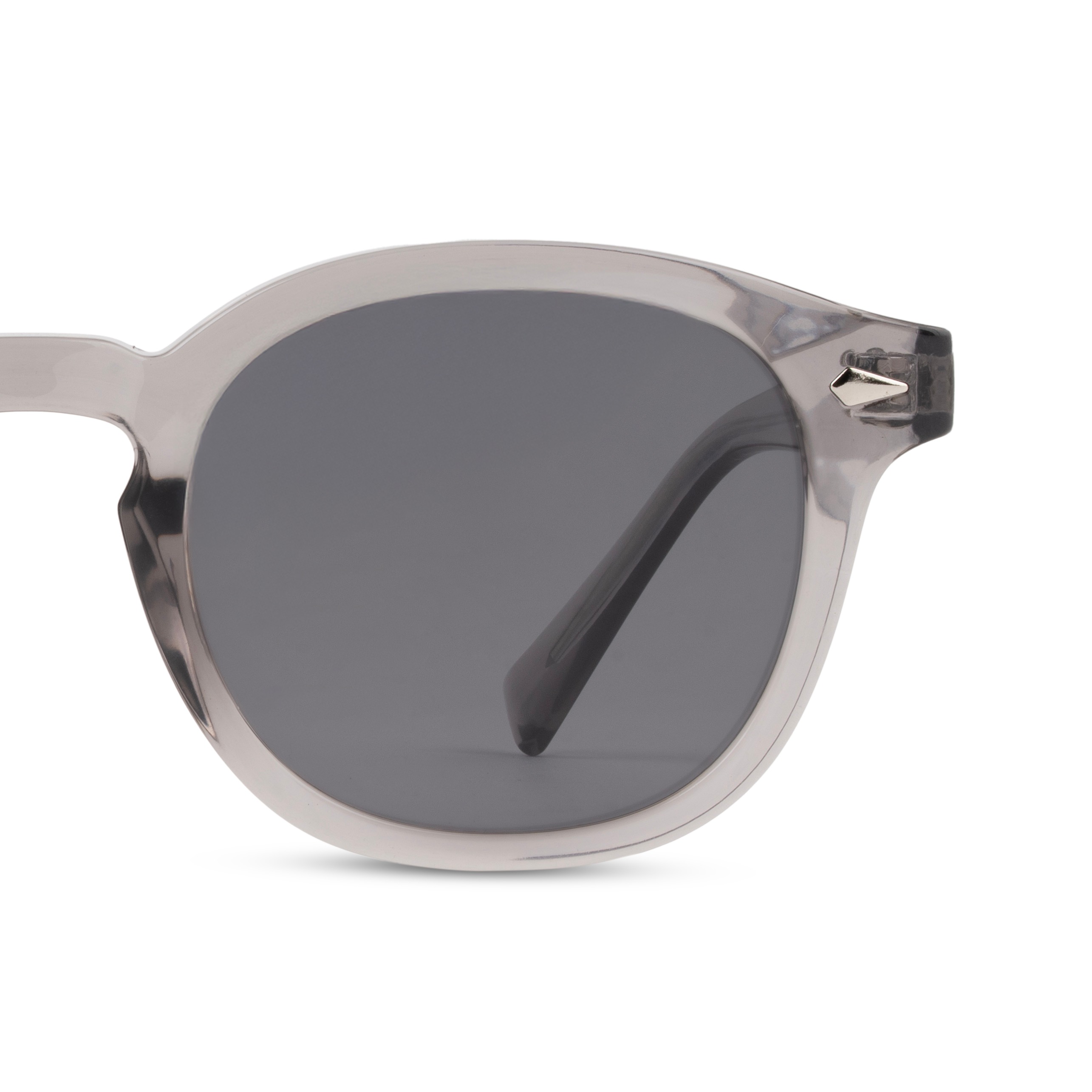 Grey Round Sunglasses for Men