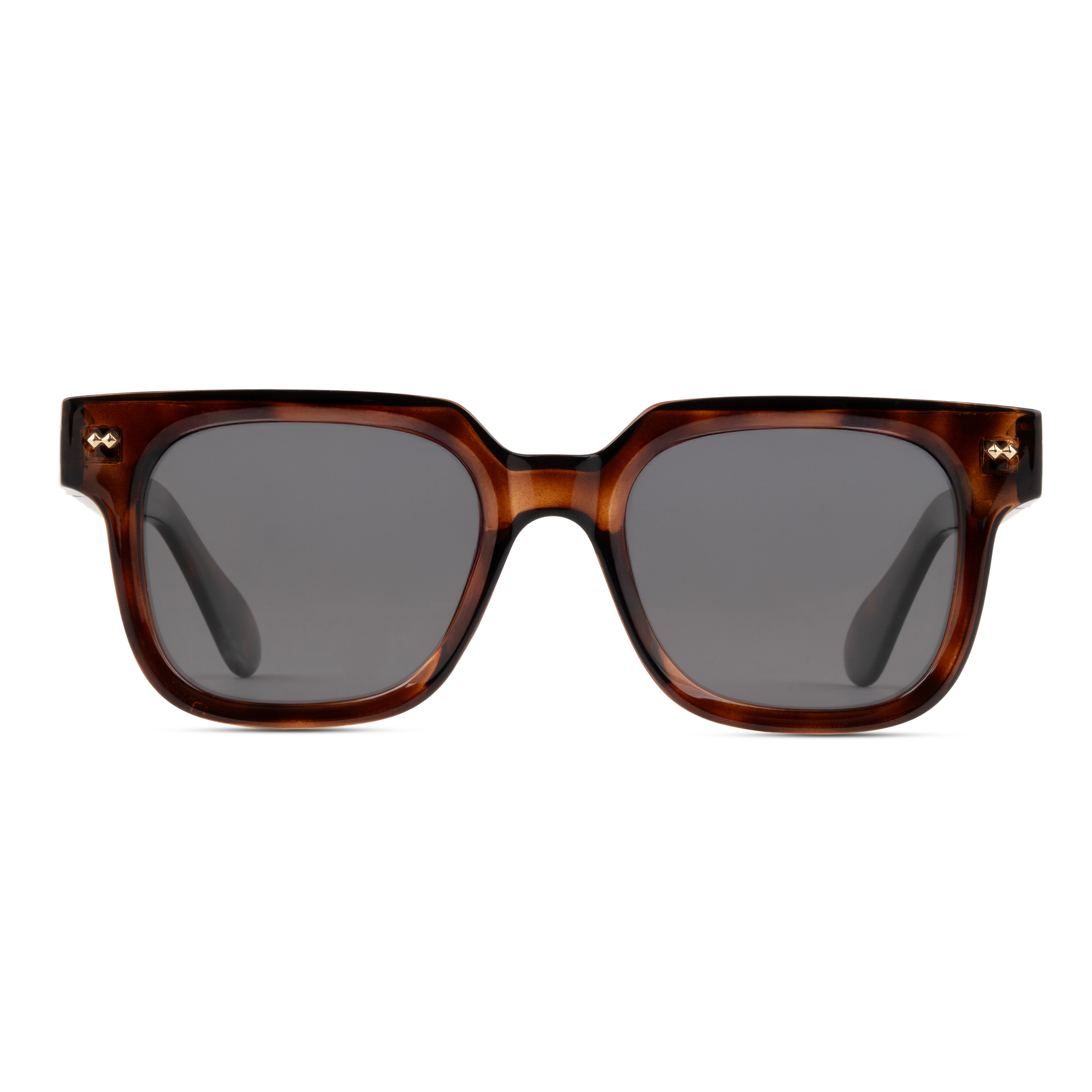 Brown Rectangle Sunglasses for Women