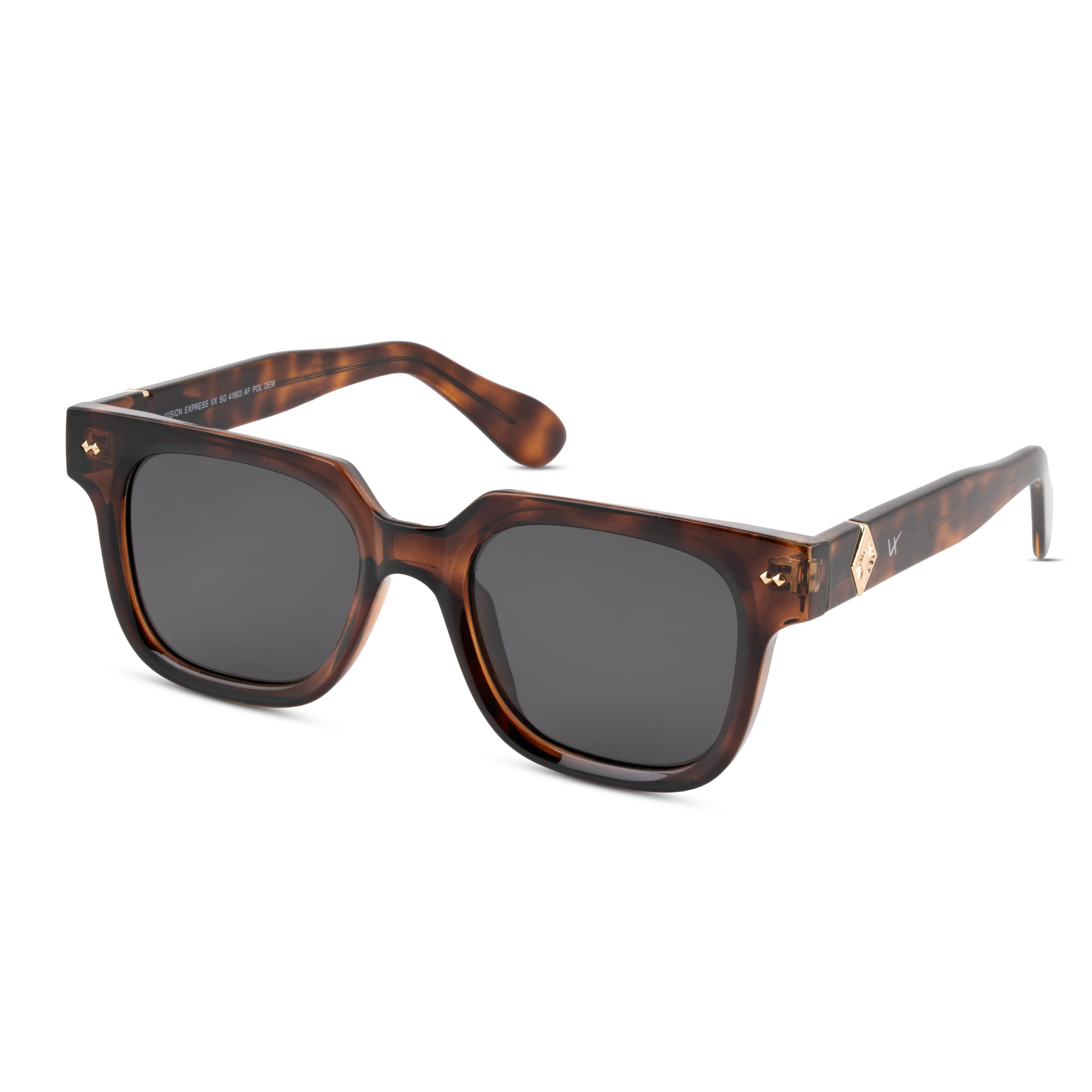 Brown Rectangle Sunglasses for Women