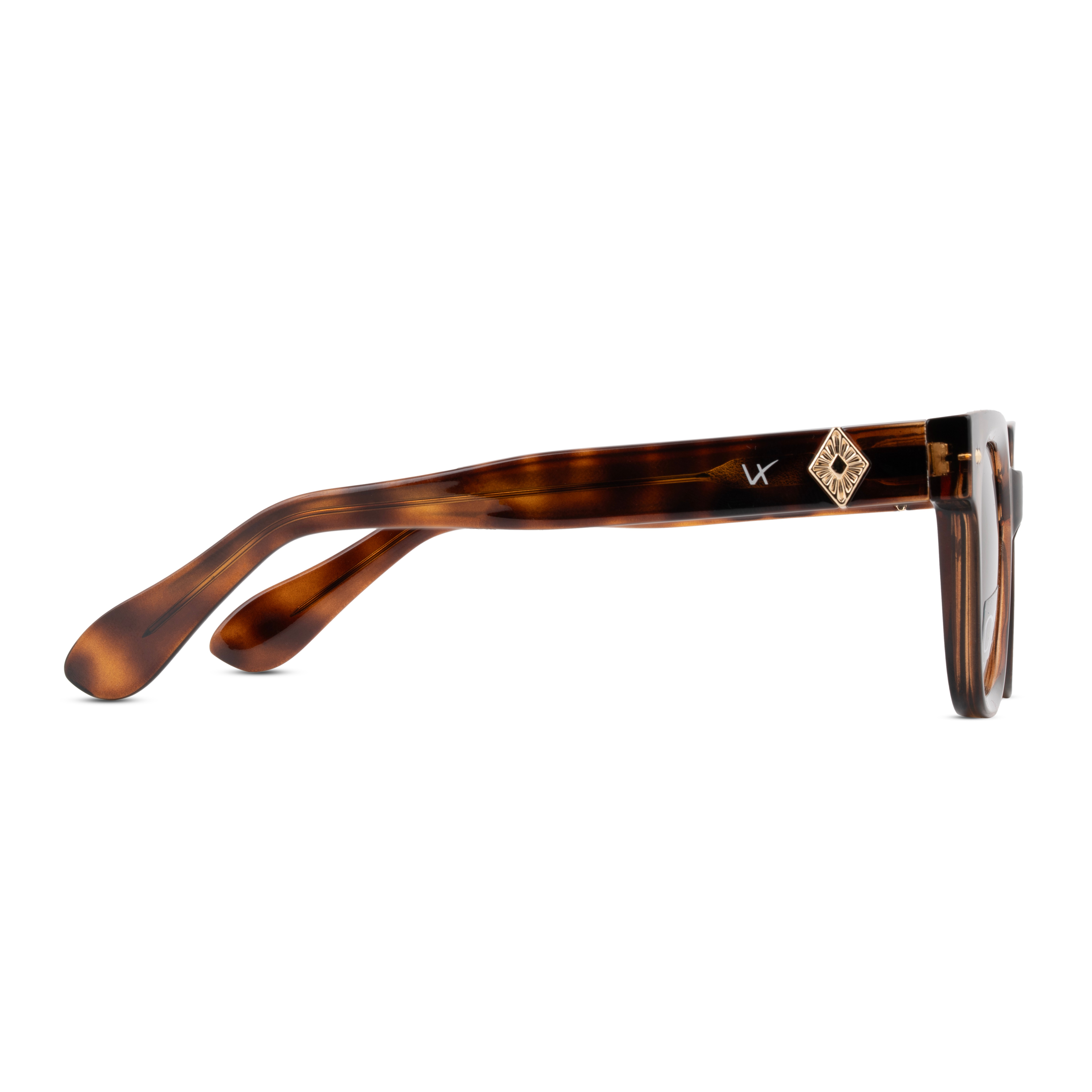 Brown Rectangle Sunglasses for Women