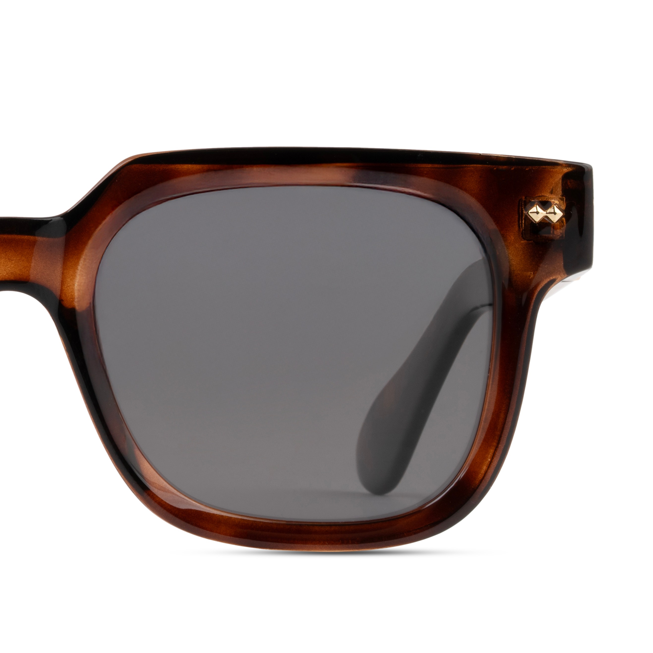 Brown Rectangle Sunglasses for Women