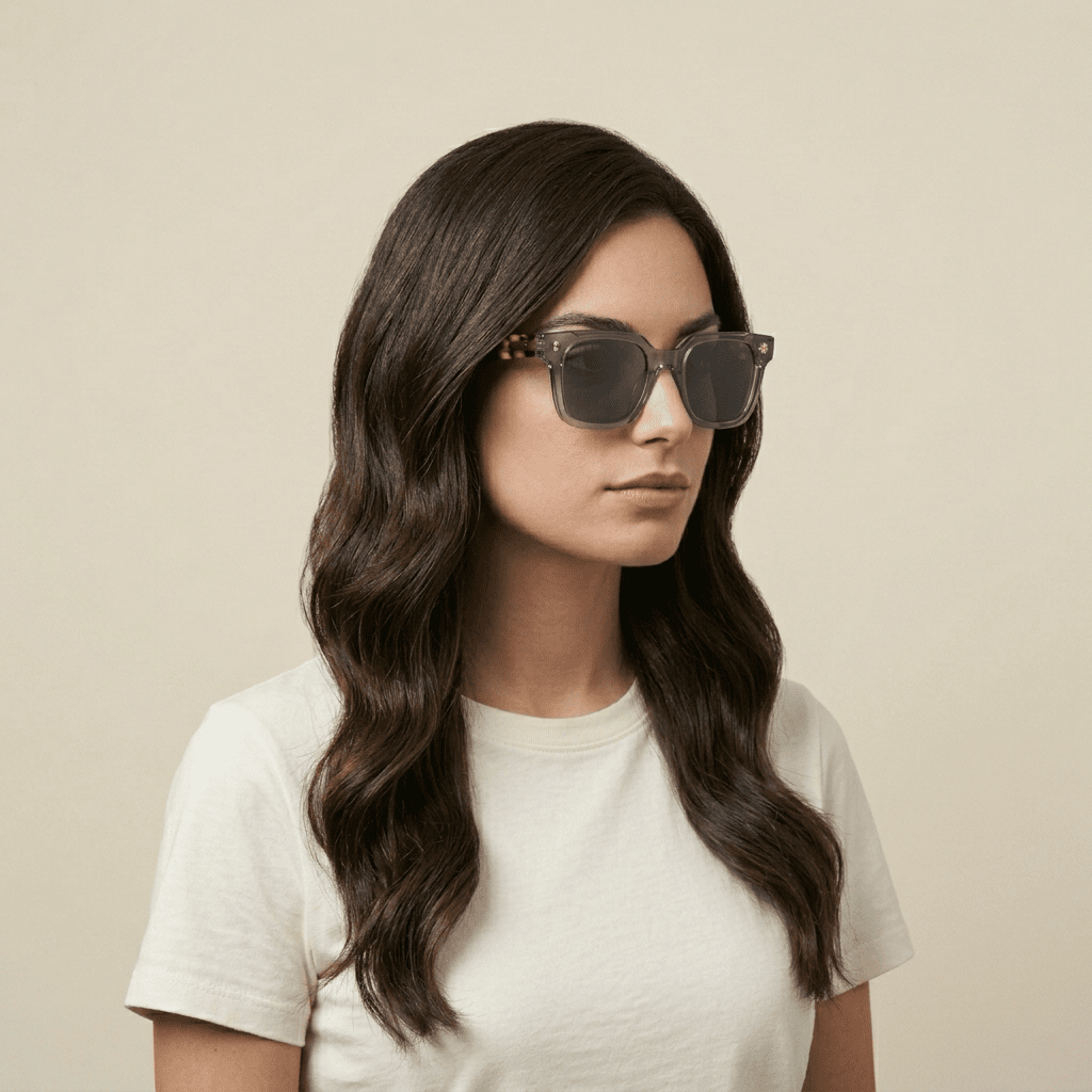 Grey Square Sunglasses for Women