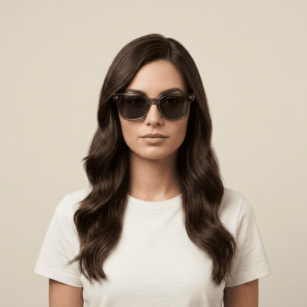 Grey Square Sunglasses for Women