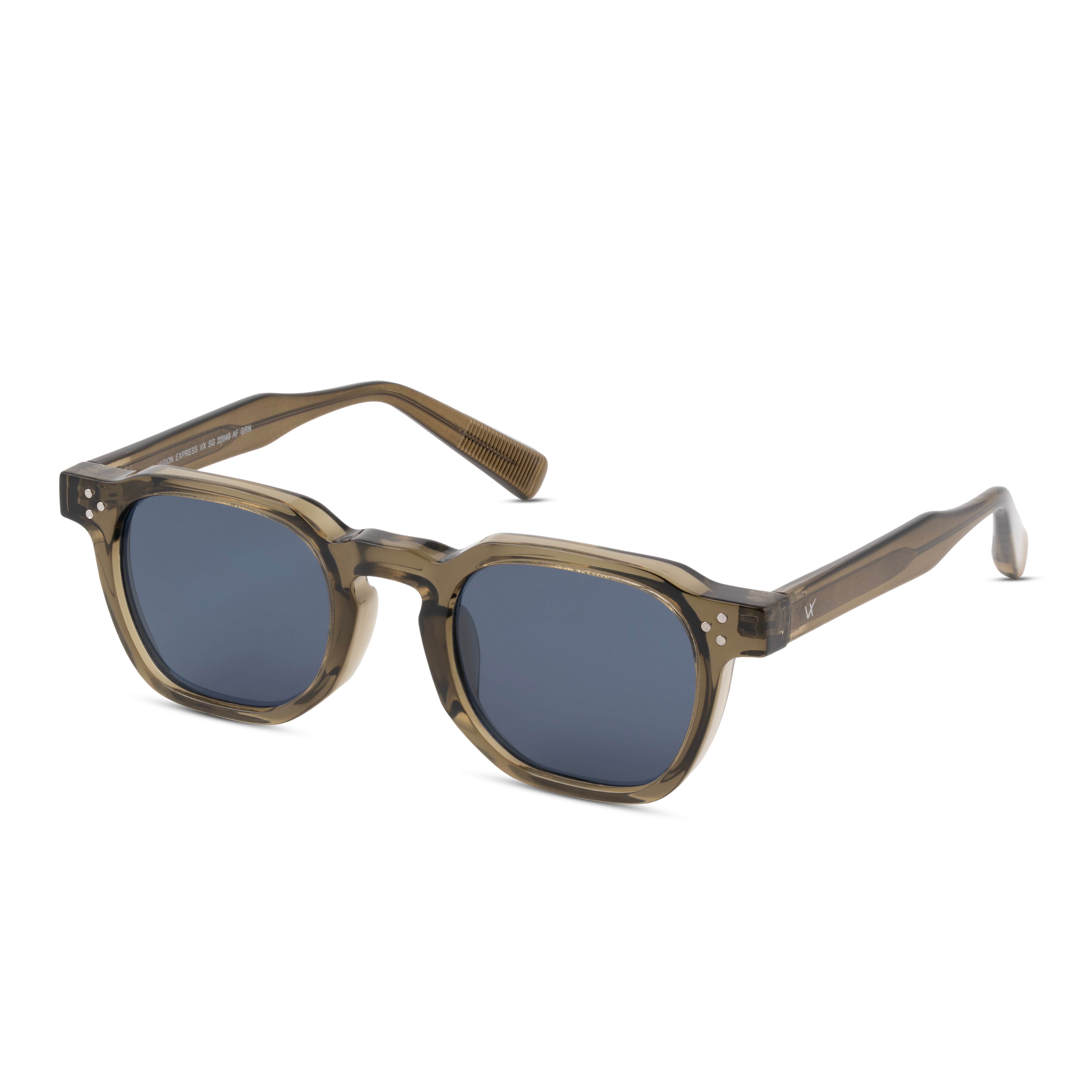 Green Round Sunglasses for Men