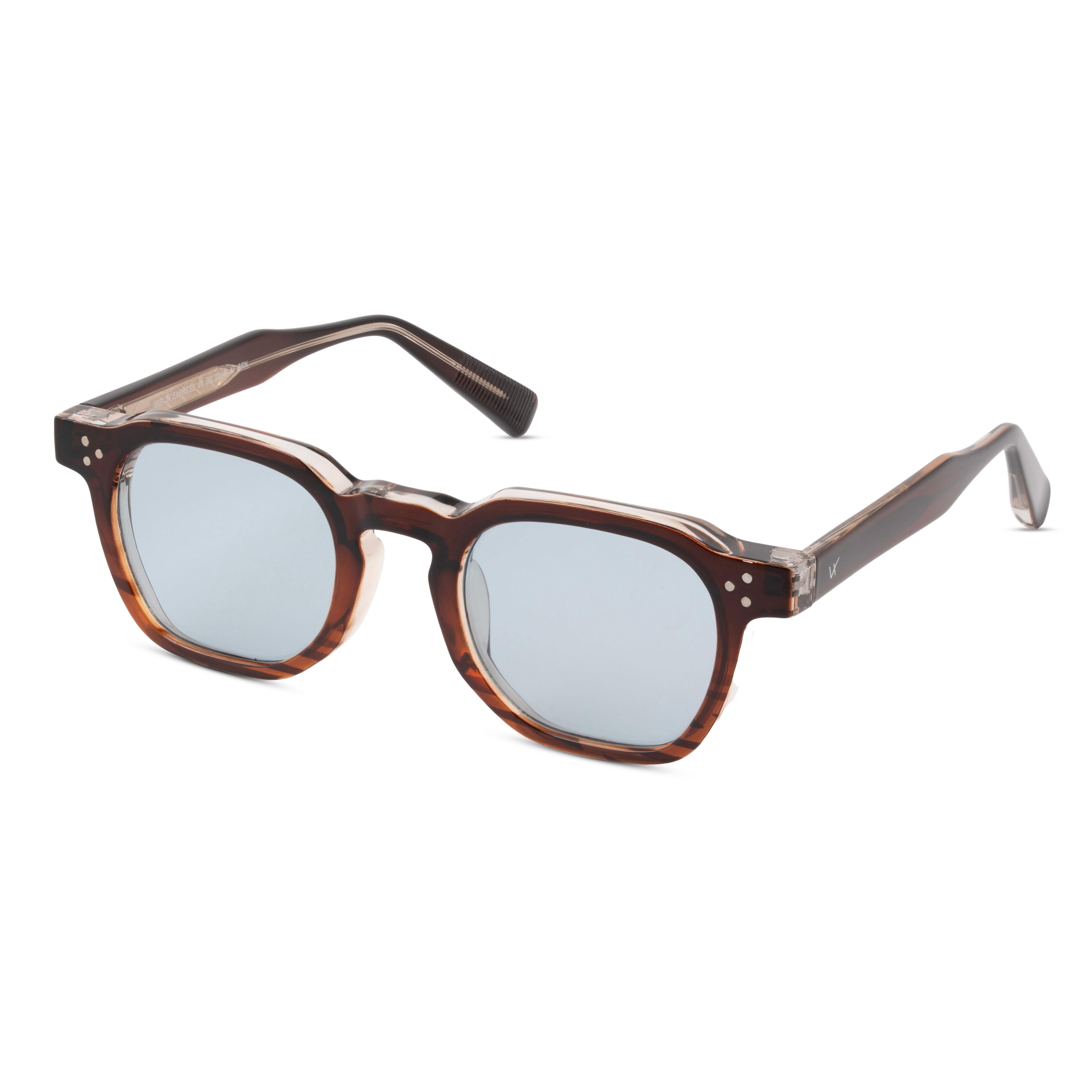 Brown Square Sunglasses for Men