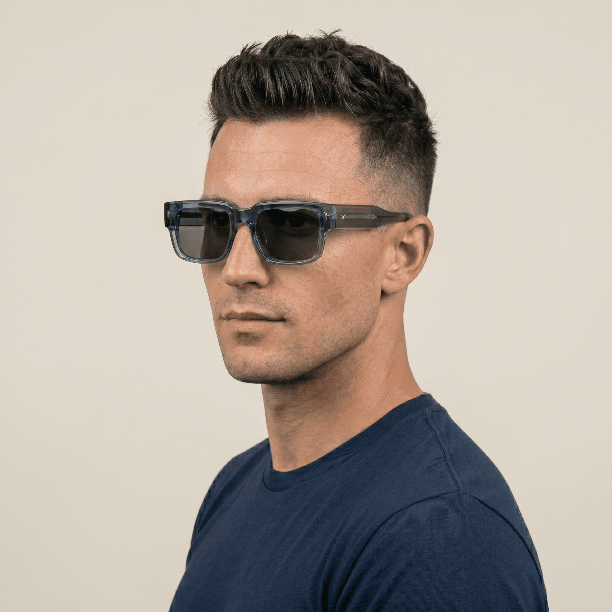 Blue Square Sunglasses for Men