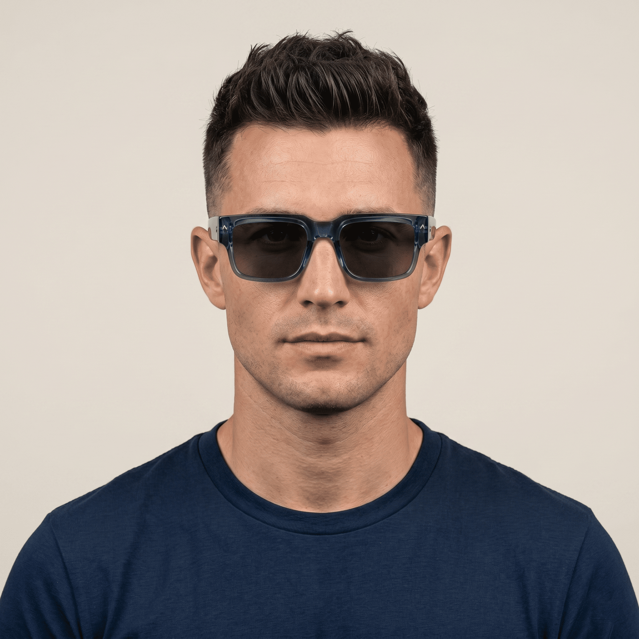 Blue Square Sunglasses for Men