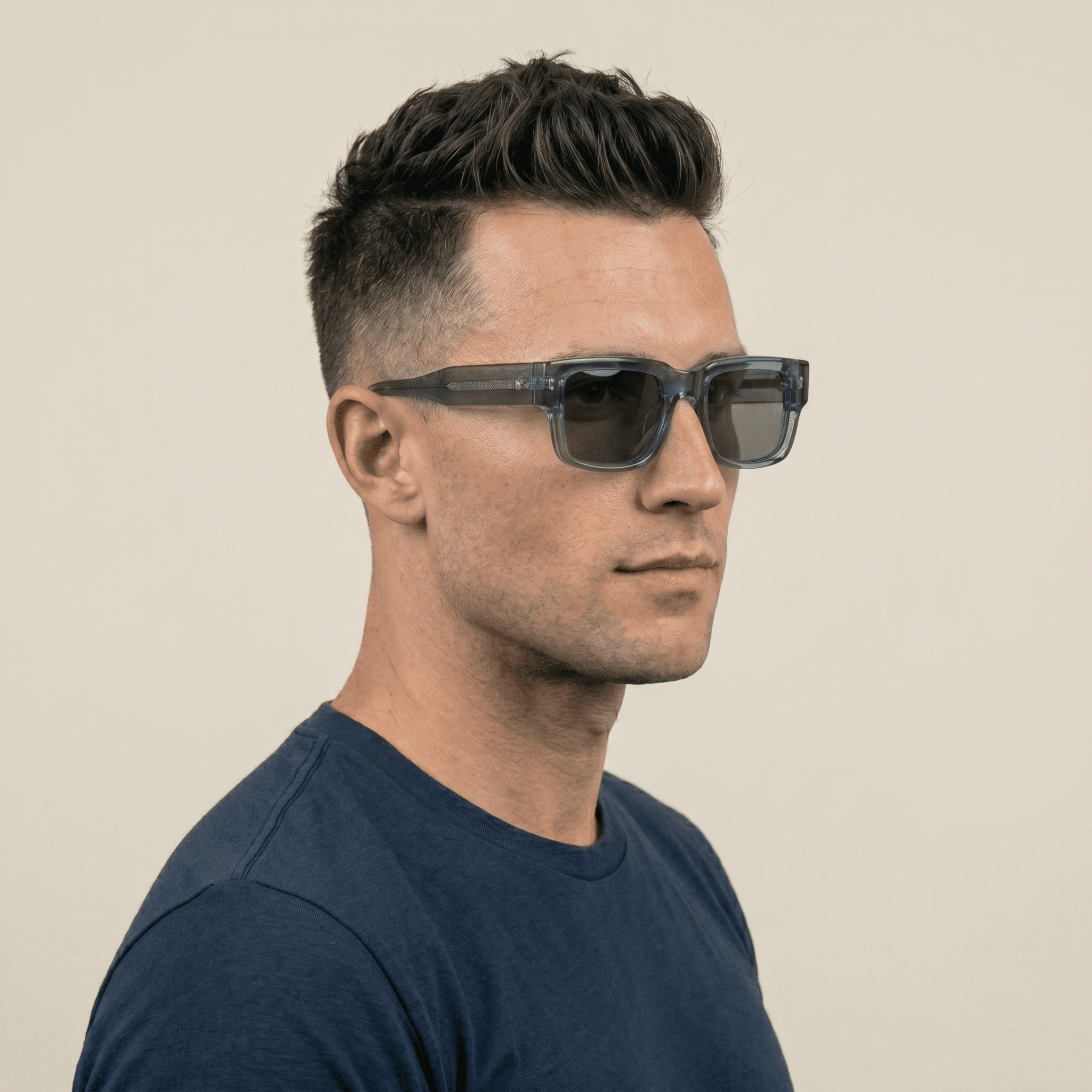 Blue Square Sunglasses for Men