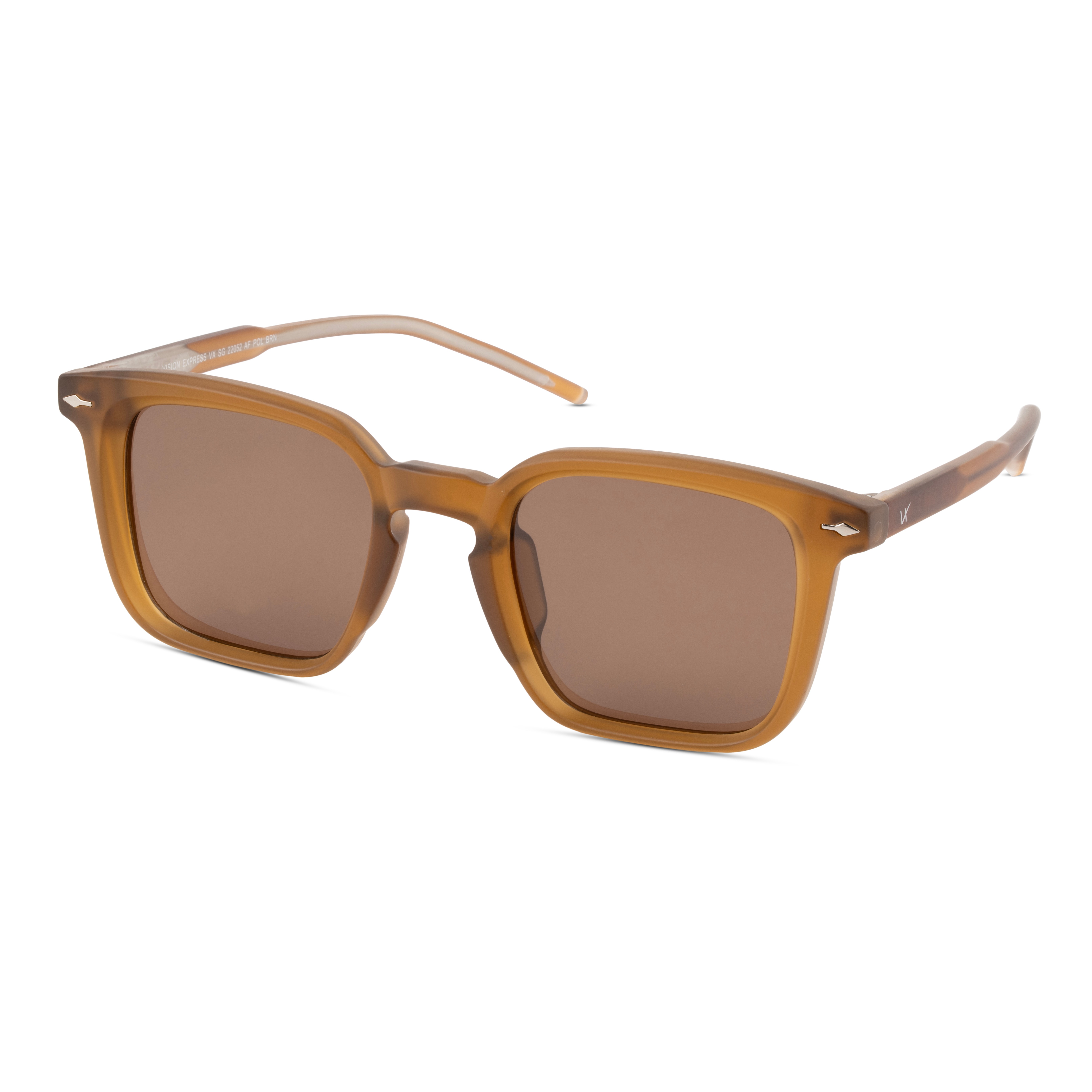Brown Square Sunglasses for Men