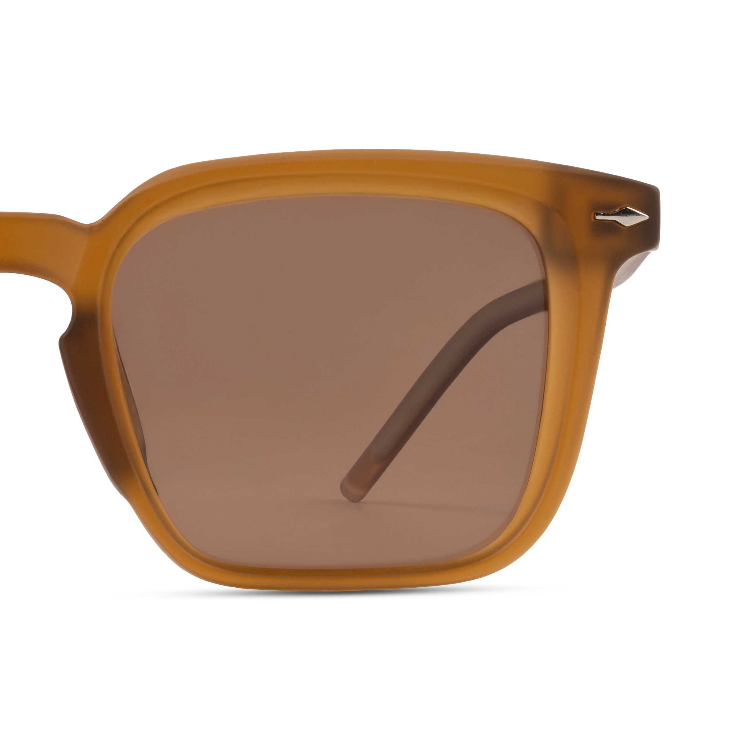 Brown Square Sunglasses for Men