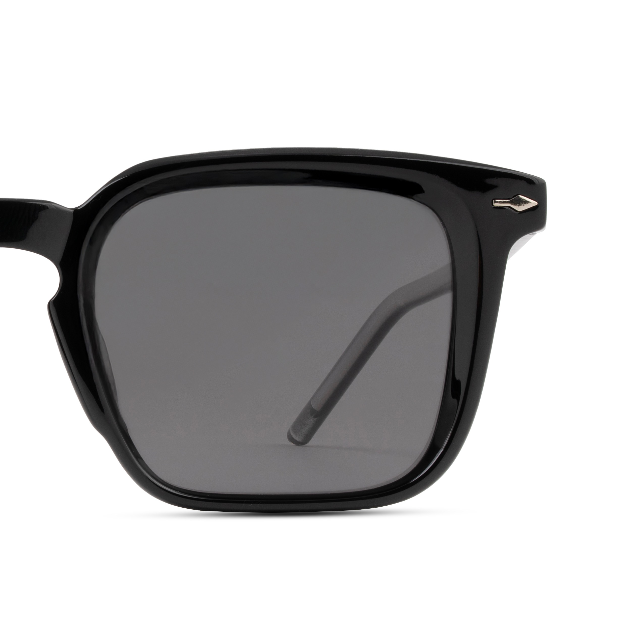 Black Square Sunglasses for Men