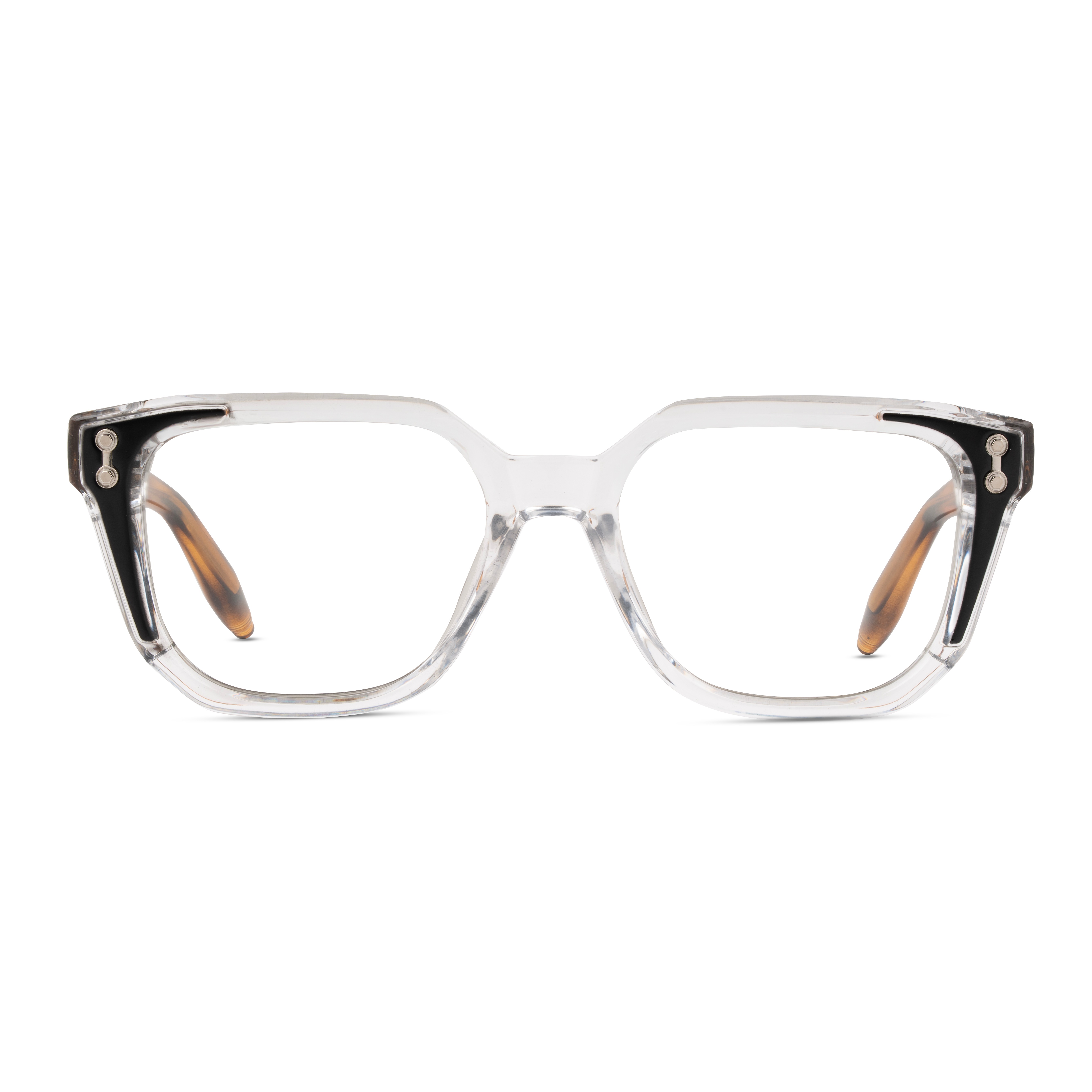 Clear Square Sunglasses for Men